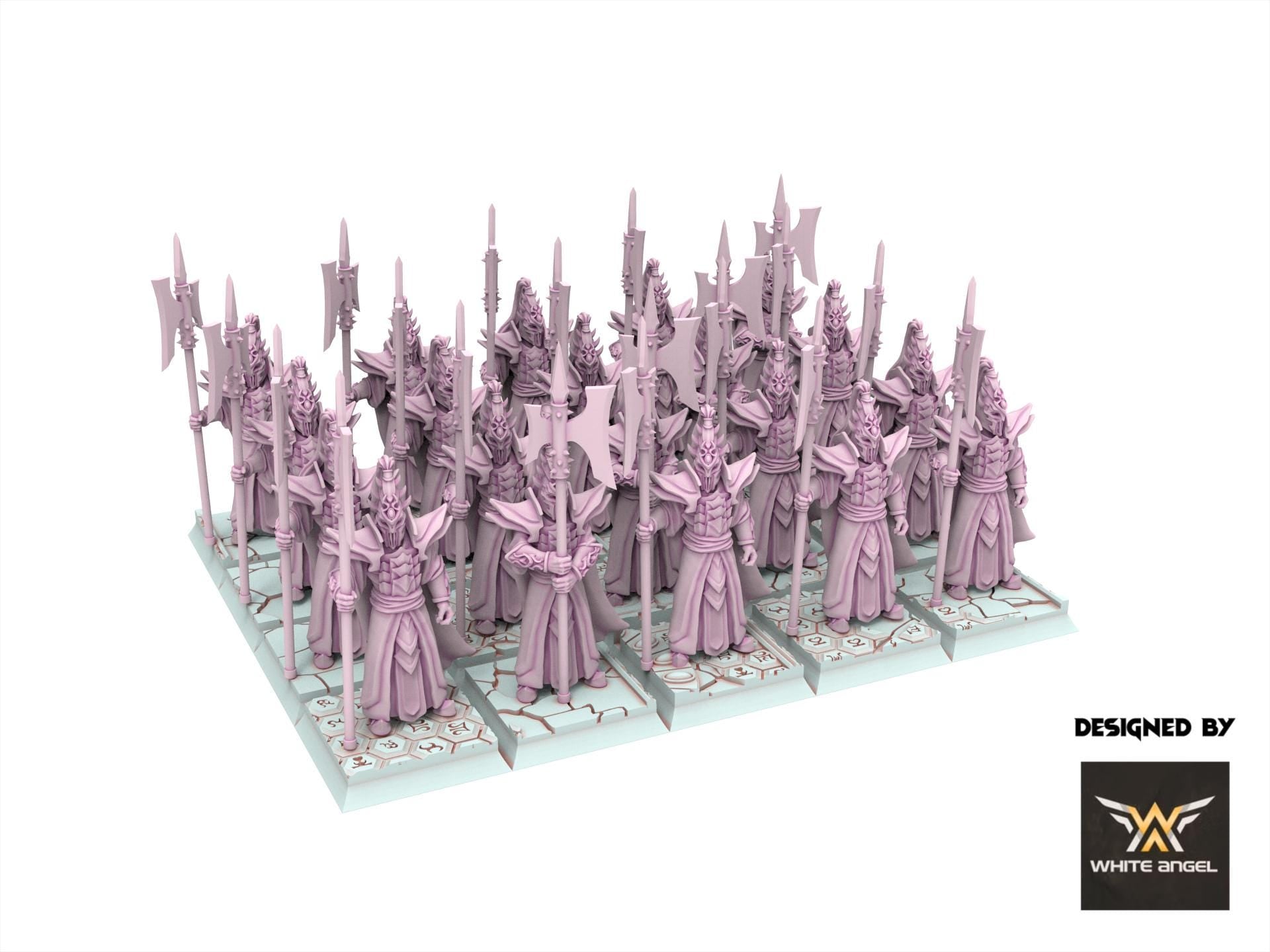 Dark Elves - Dark Elite, usable for 9th Age, Fantasy Battle, Oldhammer, King of war, 28mm 32mm