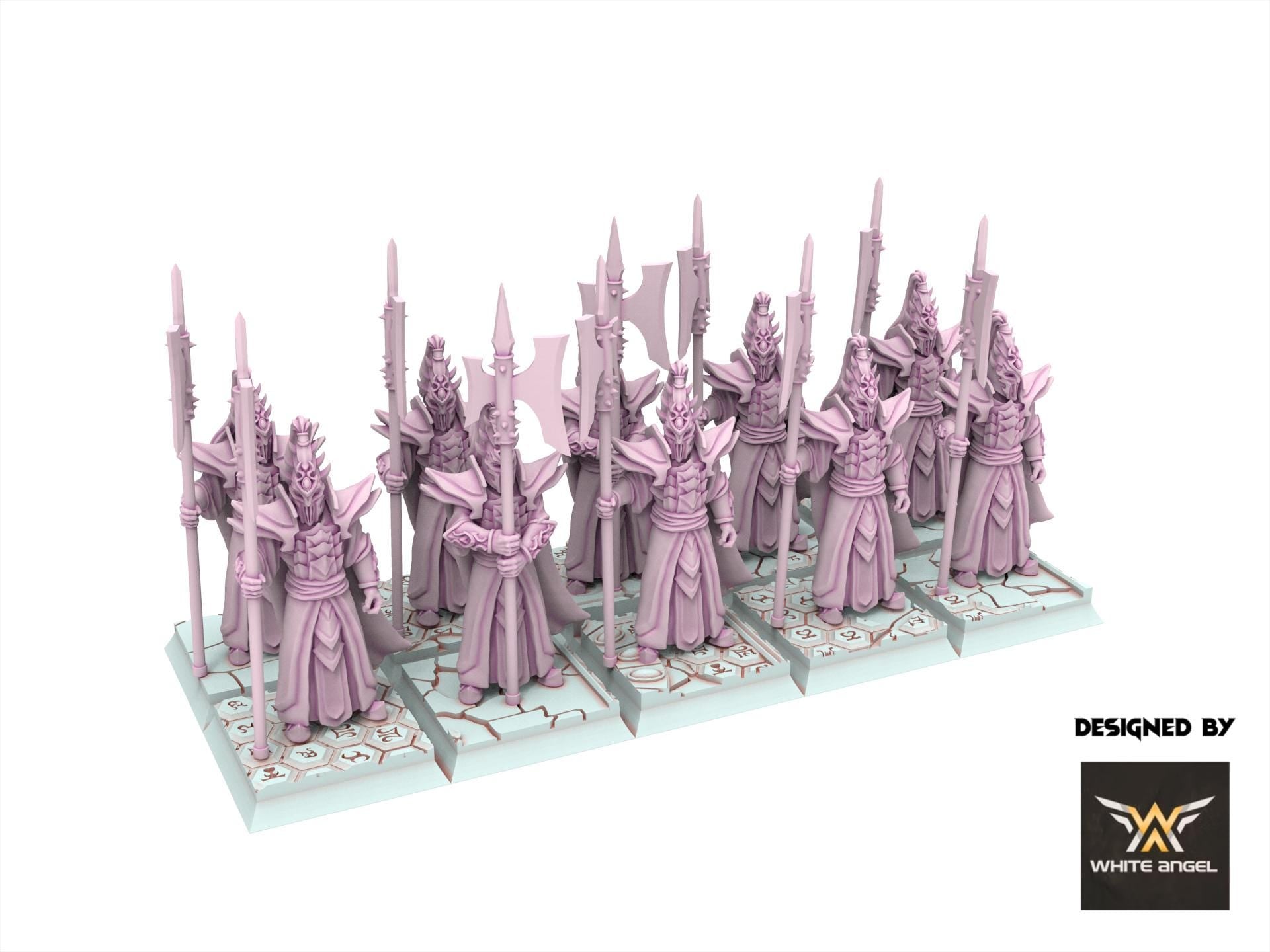 Dark Elves - Dark Elite, usable for 9th Age, Fantasy Battle, Oldhammer, King of war, 28mm 32mm