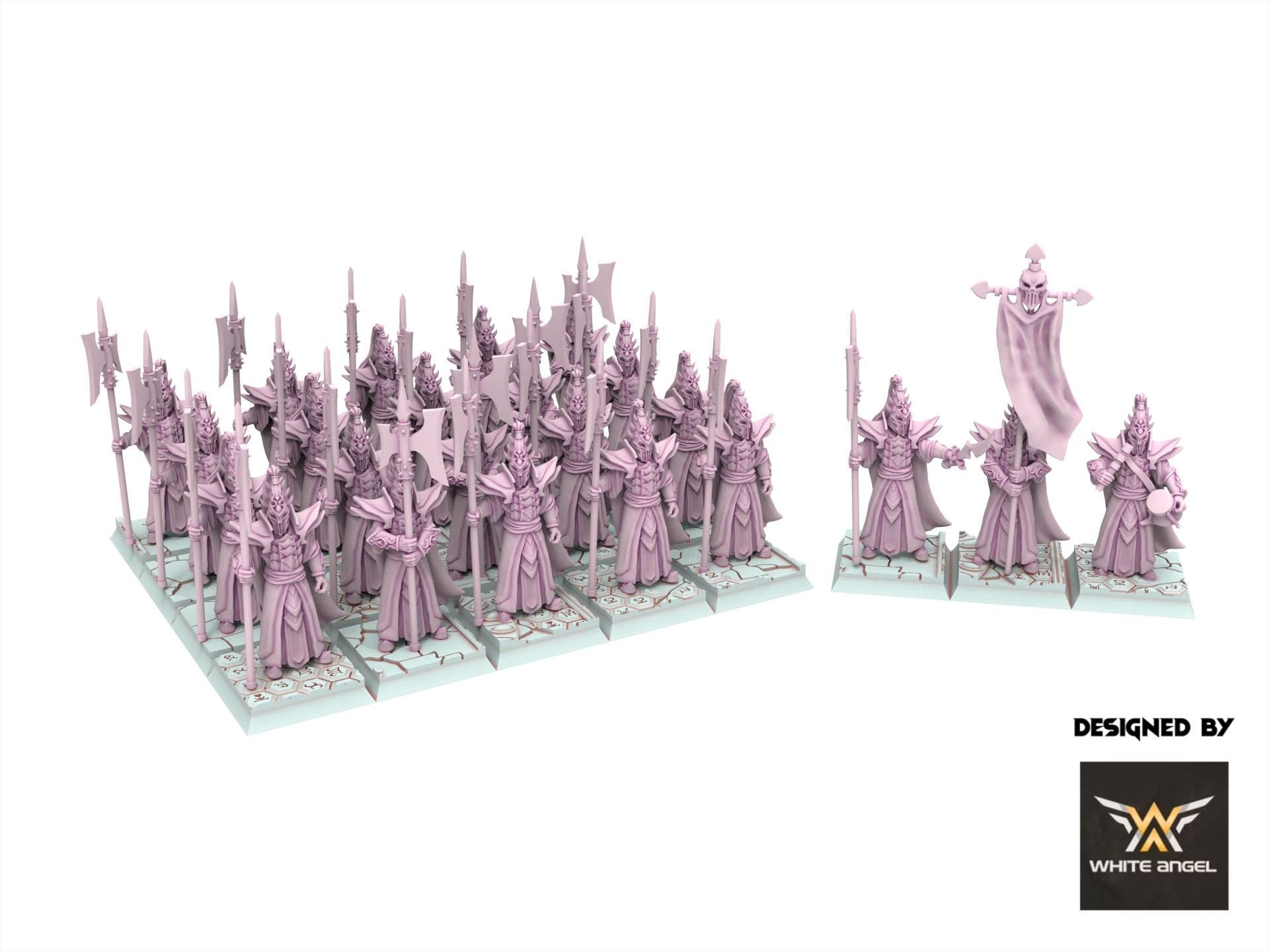 Dark Elves - Dark Elite, usable for 9th Age, Fantasy Battle, Oldhammer, King of war, 28mm 32mm