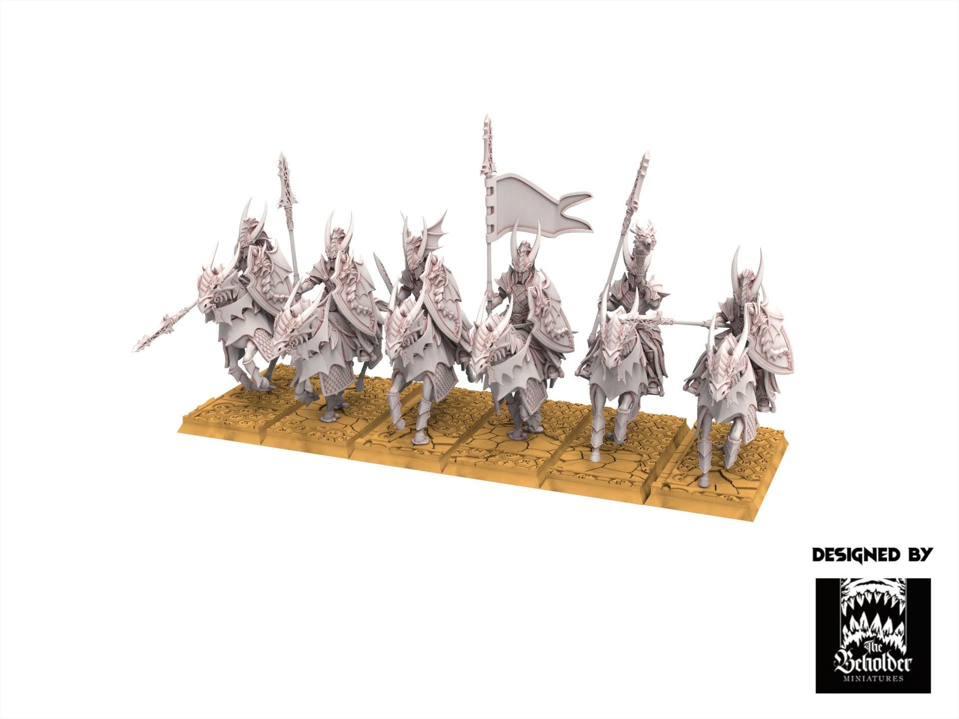 Hight Elves - Silvermoor - Dragonborn Knights, Fantasy elves, usable for 9th Age, Fantasy Battle, Oldhammer, King of war