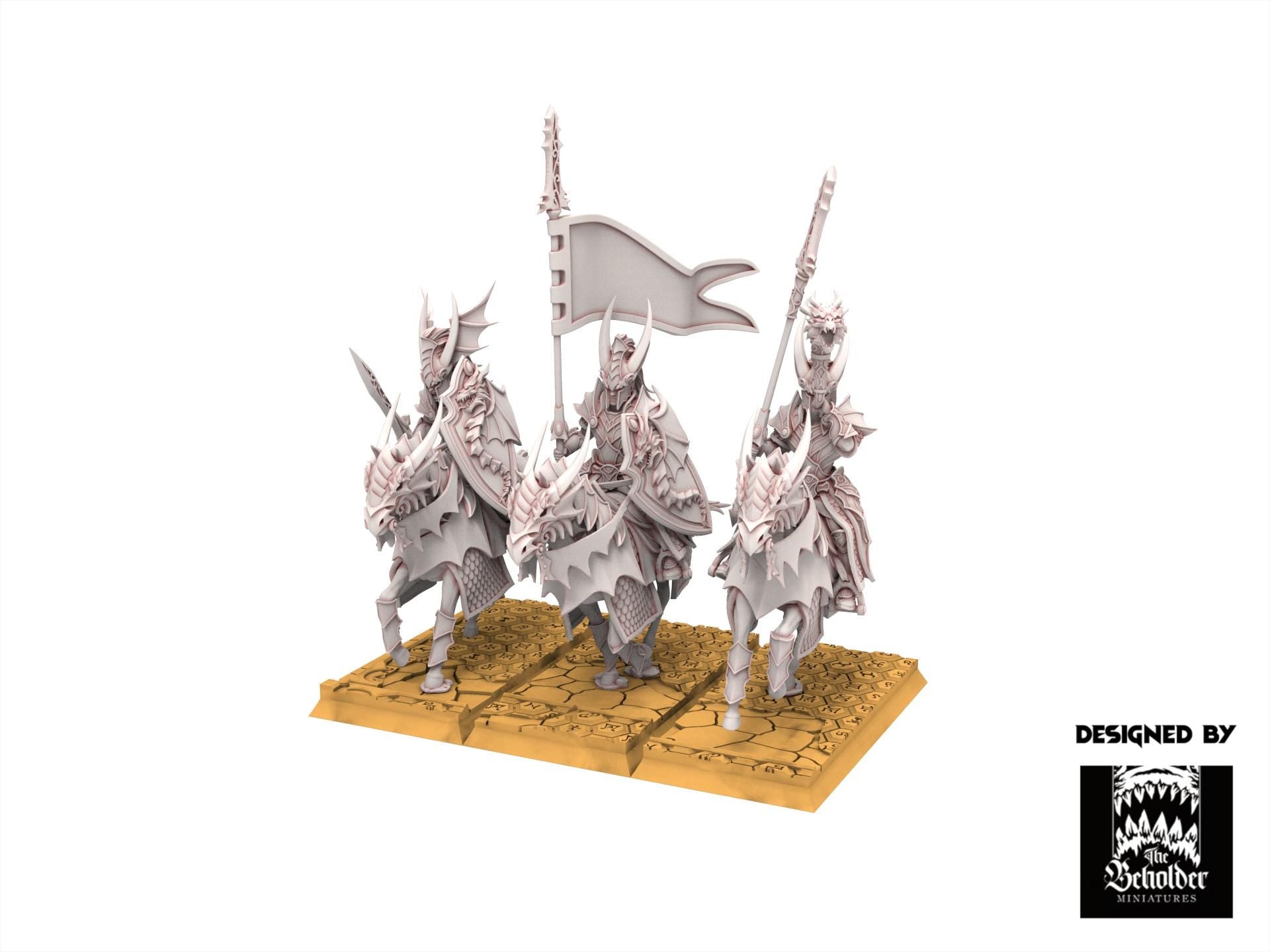 Hight Elves - Silvermoor - Dragonborn Knights, Fantasy elves, usable for 9th Age, Fantasy Battle, Oldhammer, King of war