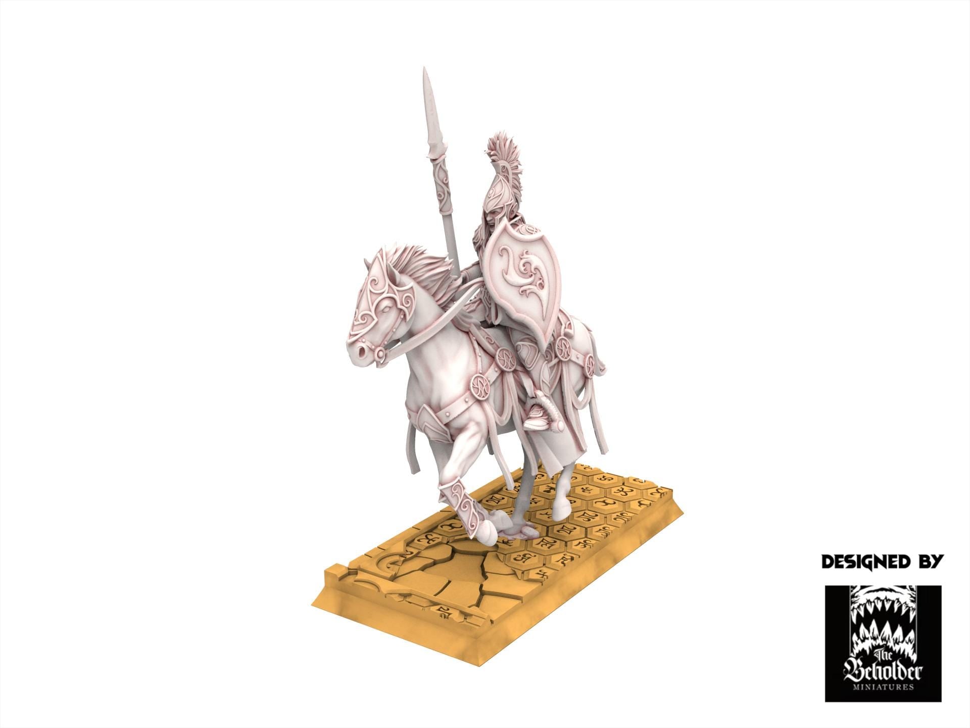 Hight Elves - Silvermoor - Light Cavalry, Fantasy elves, usable for 9th Age, Fantasy Battle, Oldhammer, King of war