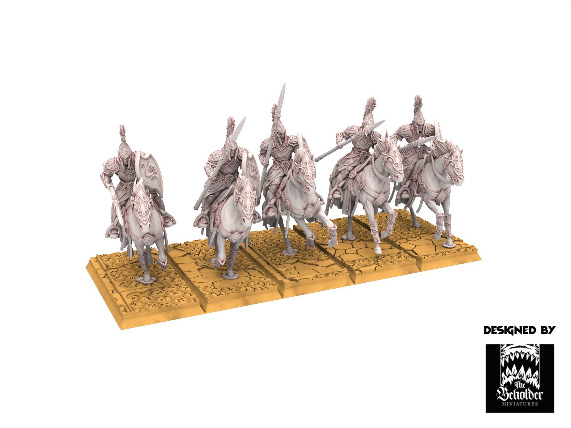 Hight Elves - Silvermoor - Light Cavalry, Fantasy elves, usable for 9th Age, Fantasy Battle, Oldhammer, King of war