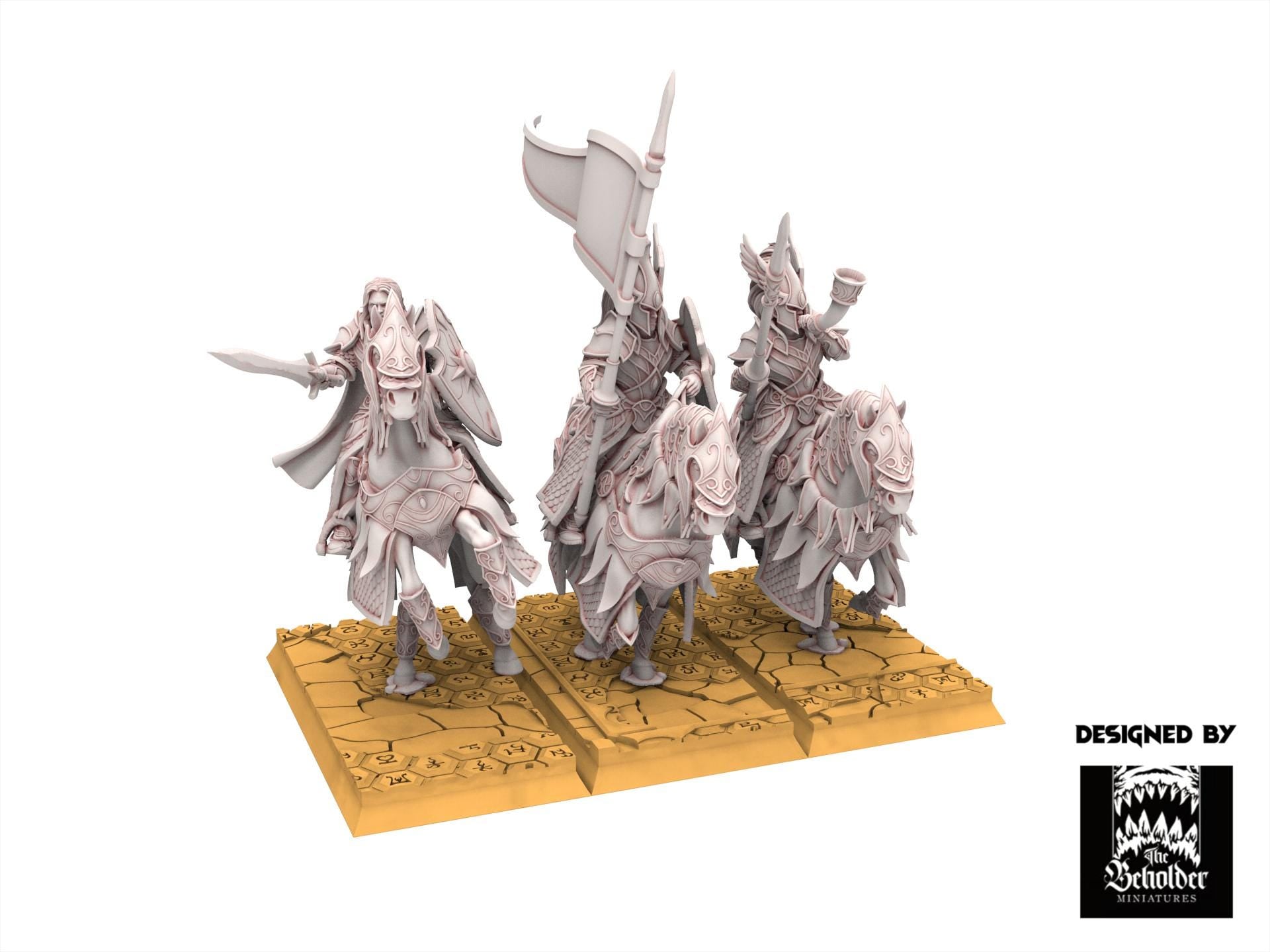 Hight Elves - Silvermoor - Knights of Ashur, Fantasy elves, usable for 9th Age, Fantasy Battle, Oldhammer, King of war