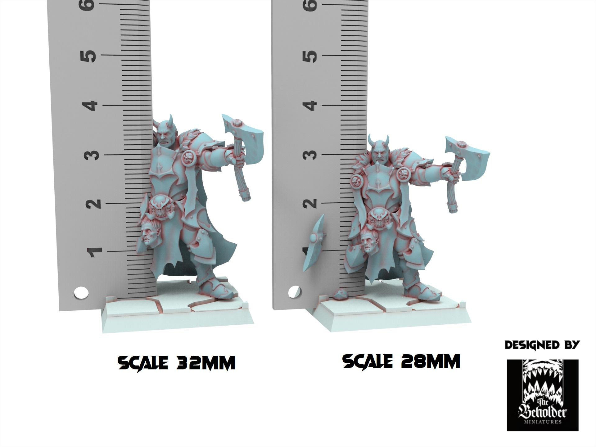 Fantasy Chaos - Barbarian with Flail - Realms of Mayhem