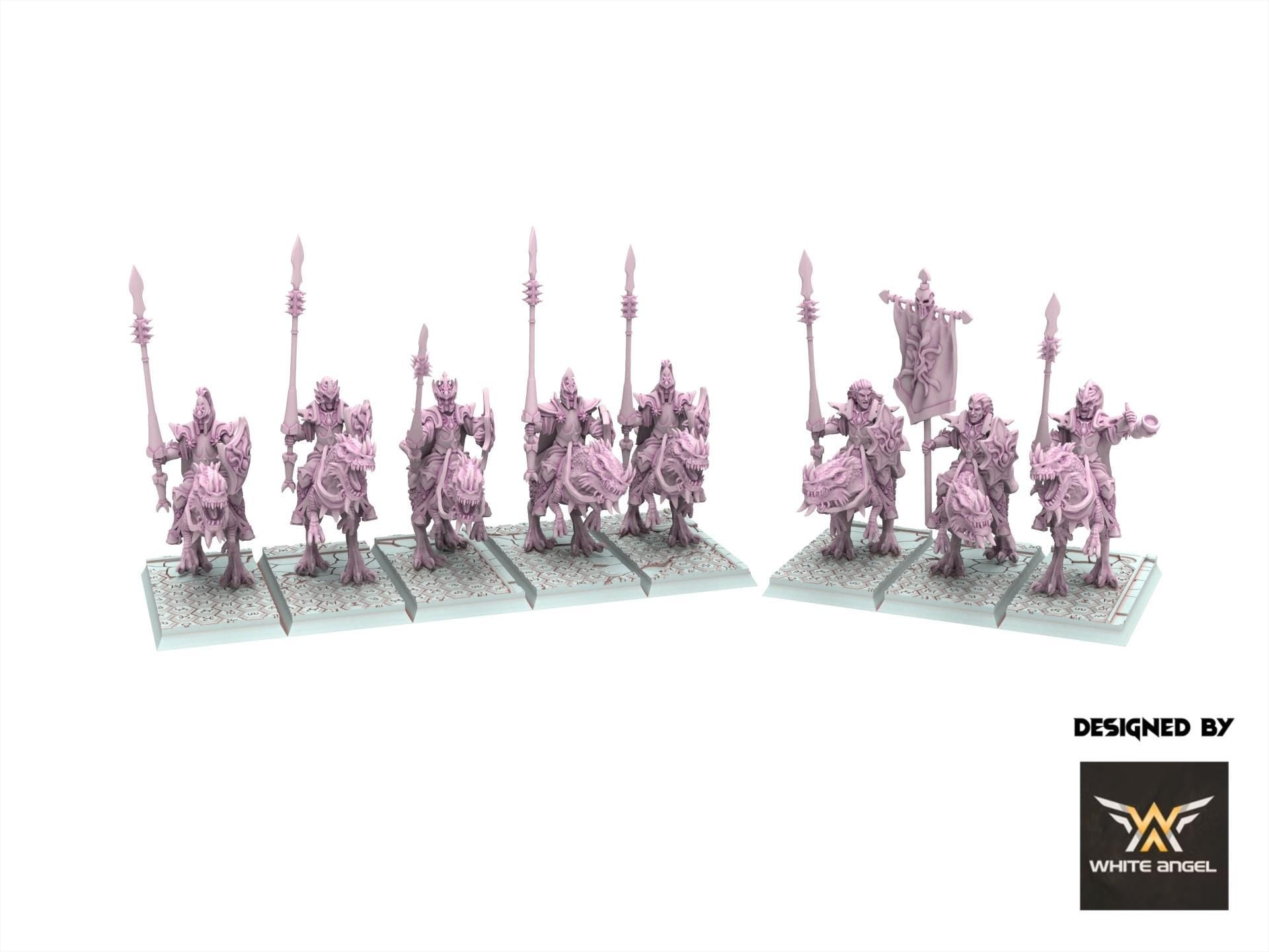 Dark Elves - Lords of the Dark Land, usable for 9th Age, Fantasy Battle, Oldhammer, King of war, 28mm 32mm