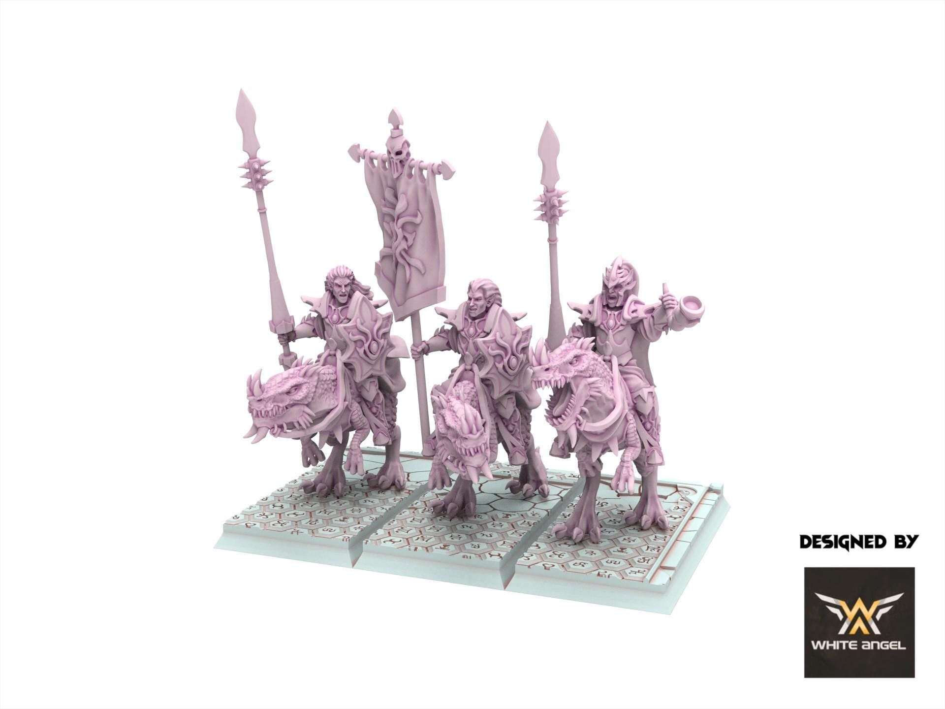 Dark Elves - Lords of the Dark Land, usable for 9th Age, Fantasy Battle, Oldhammer, King of war, 28mm 32mm