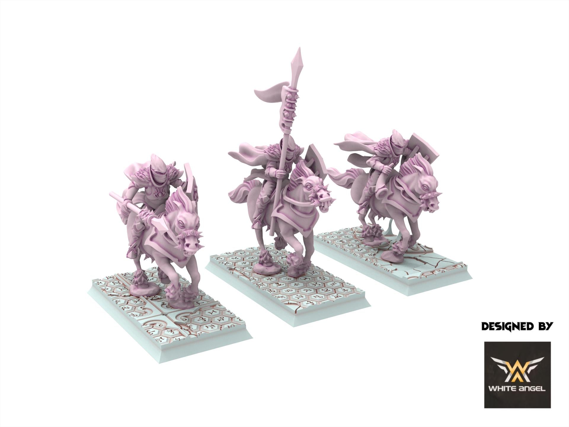 Dark Elves - Edgar Rider, usable for 9th Age, Fantasy Battle, Oldhammer, King of war, 28mm 32mm