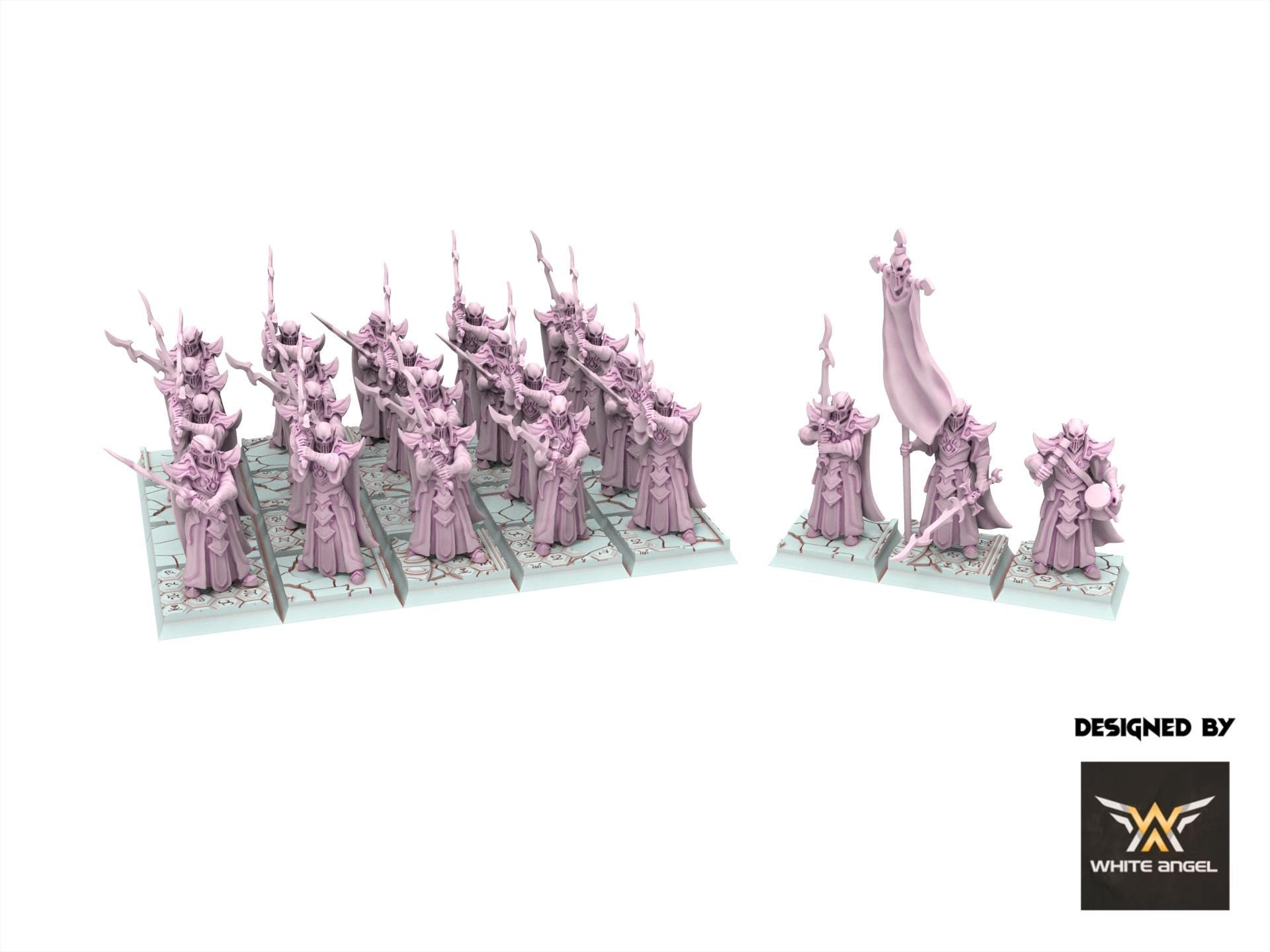 Dark Elves - Death Guard, usable for 9th Age, Fantasy Battle, Oldhammer, King of war, 28mm 32mm