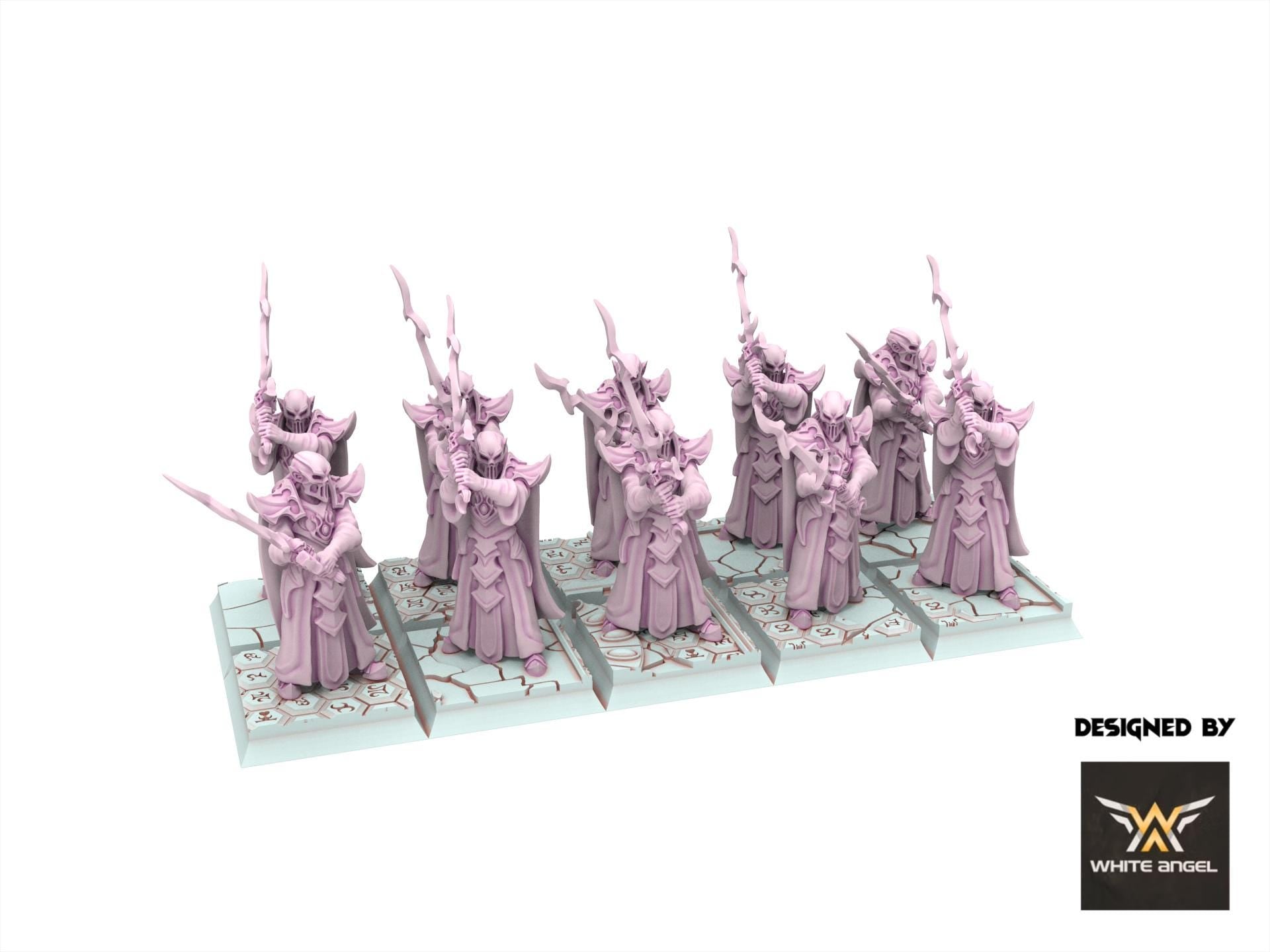 Dark Elves - Death Guard, usable for 9th Age, Fantasy Battle, Oldhammer, King of war, 28mm 32mm