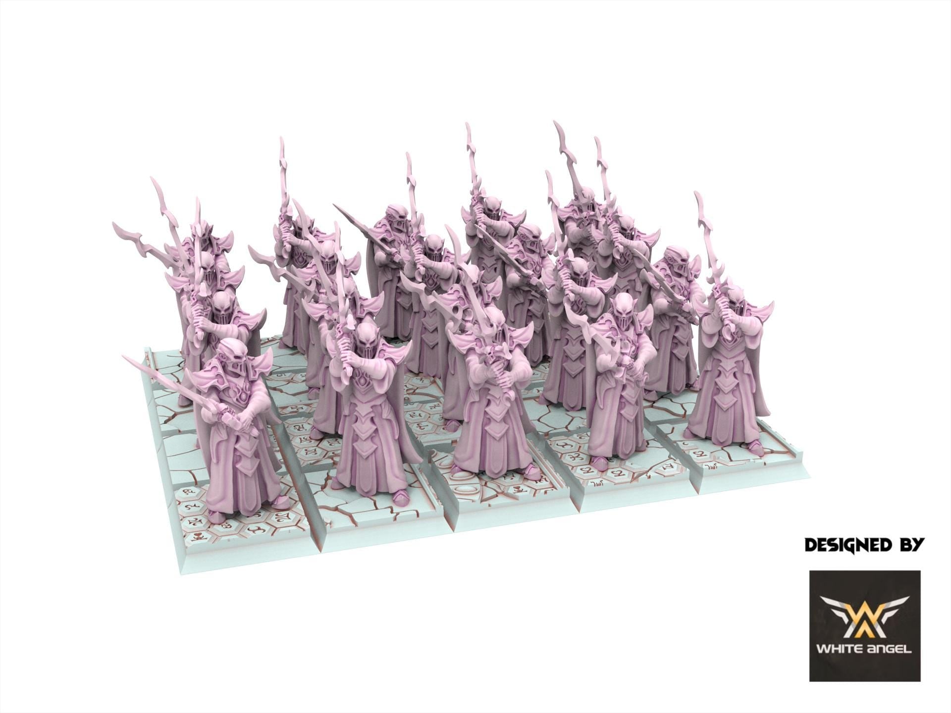 Dark Elves - Death Guard, usable for 9th Age, Fantasy Battle, Oldhammer, King of war, 28mm 32mm