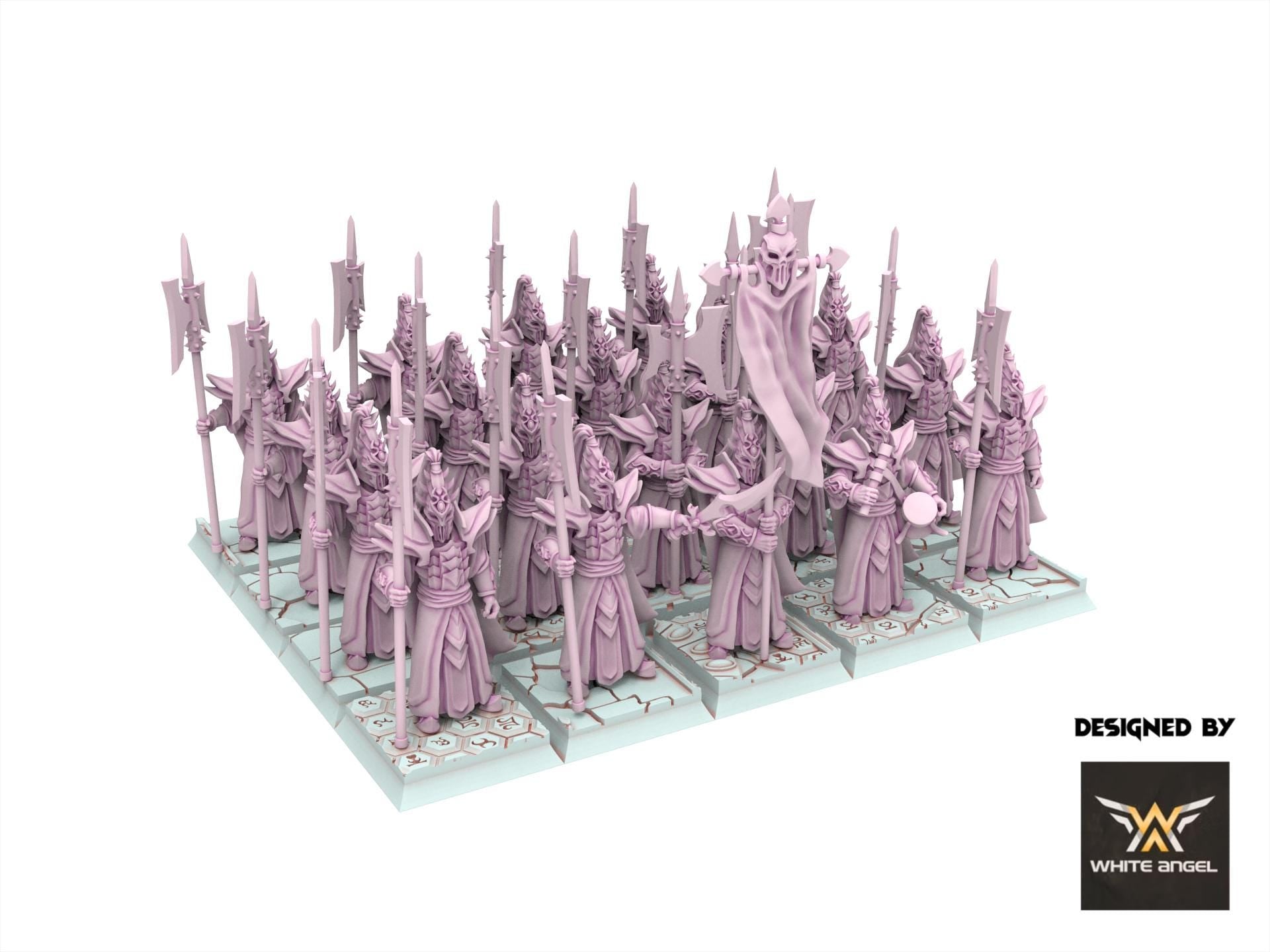 Dark Elves - Dark Elite, usable for 9th Age, Fantasy Battle, Oldhammer, King of war, 28mm 32mm