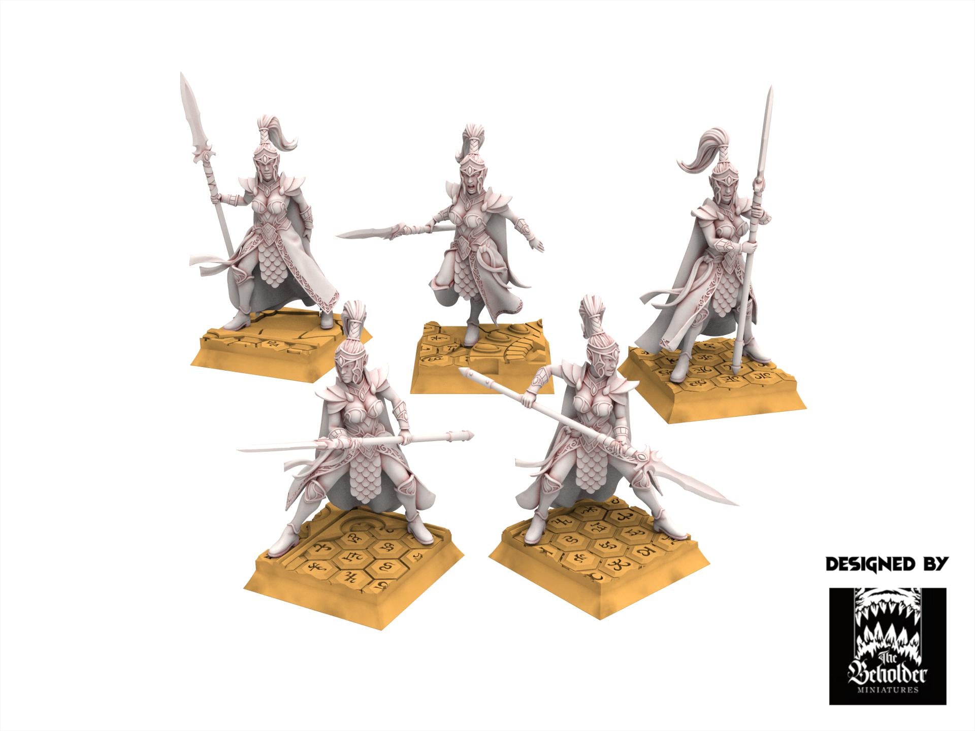 Hight Elves - Silvermoor - Sisterhood Praetorians, Fantasy elves, usable for 9th Age, Fantasy Battle, Oldhammer, King of war