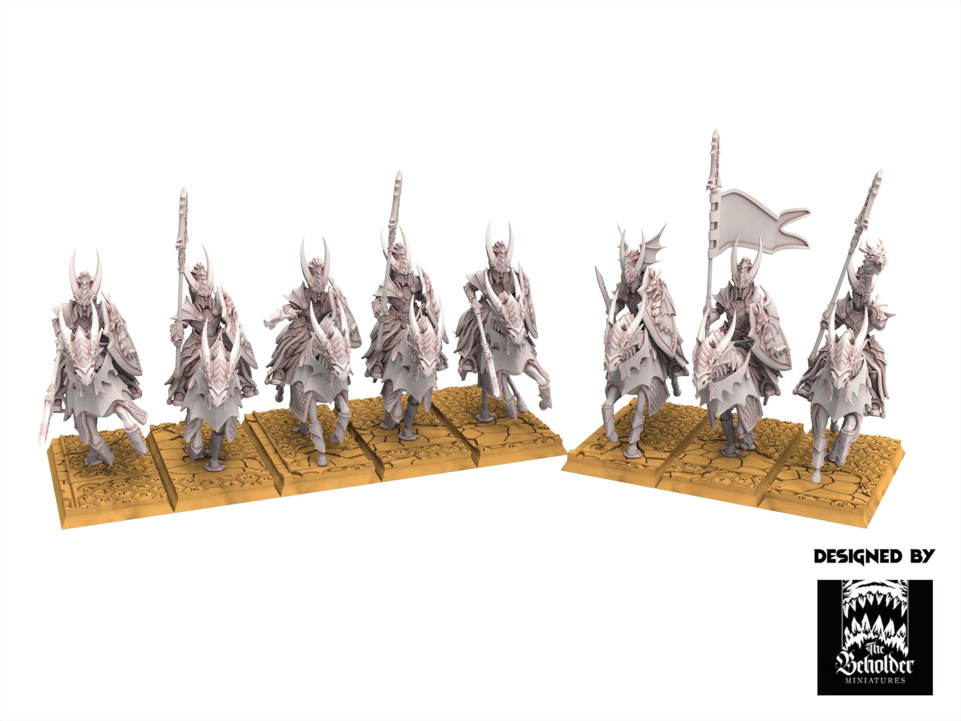 Hight Elves - Silvermoor - Dragonborn Knights, Fantasy elves, usable for 9th Age, Fantasy Battle, Oldhammer, King of war