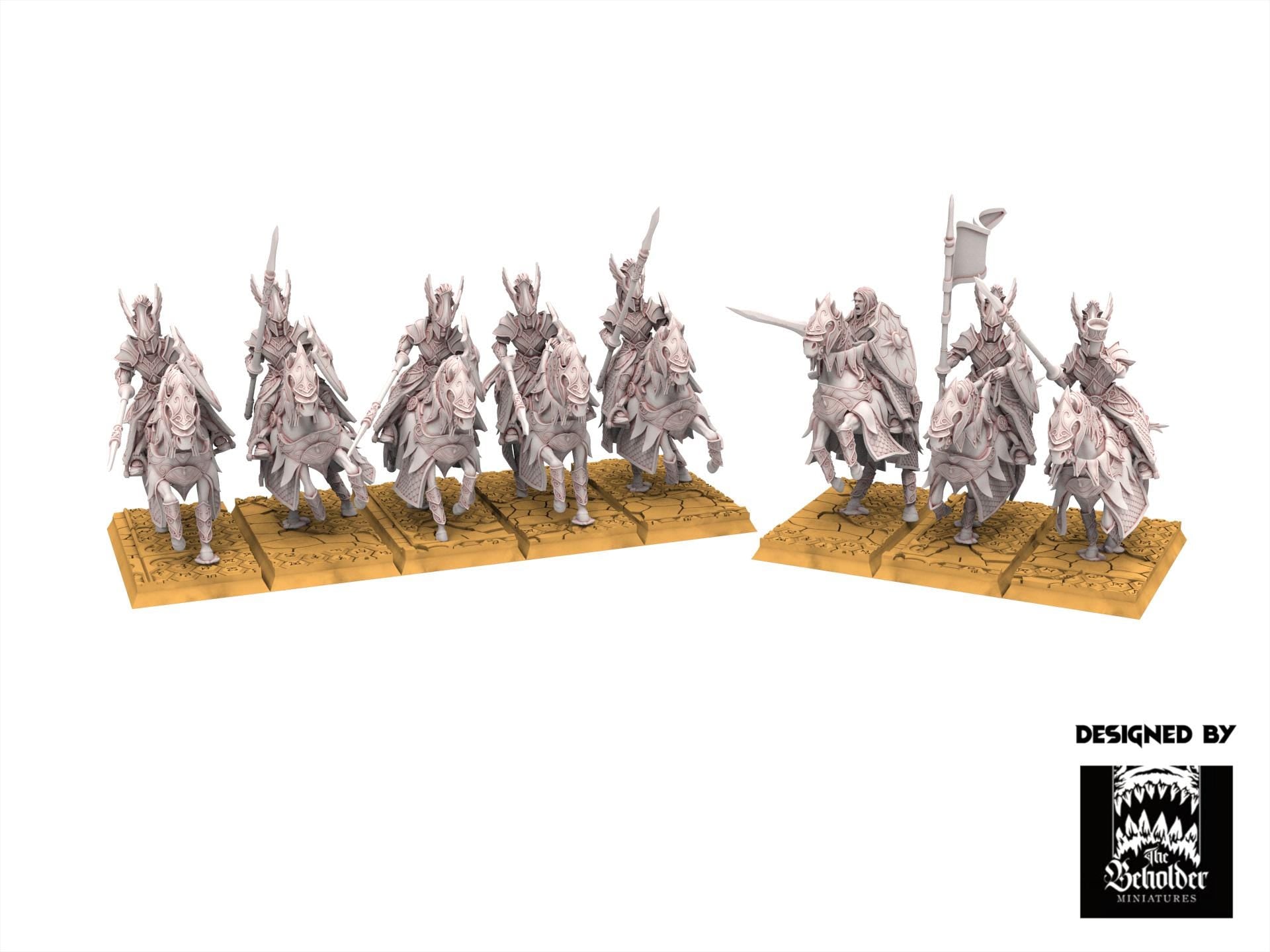 Hight Elves - Silvermoor - Knights of Ashur, Fantasy elves, usable for 9th Age, Fantasy Battle, Oldhammer, King of war