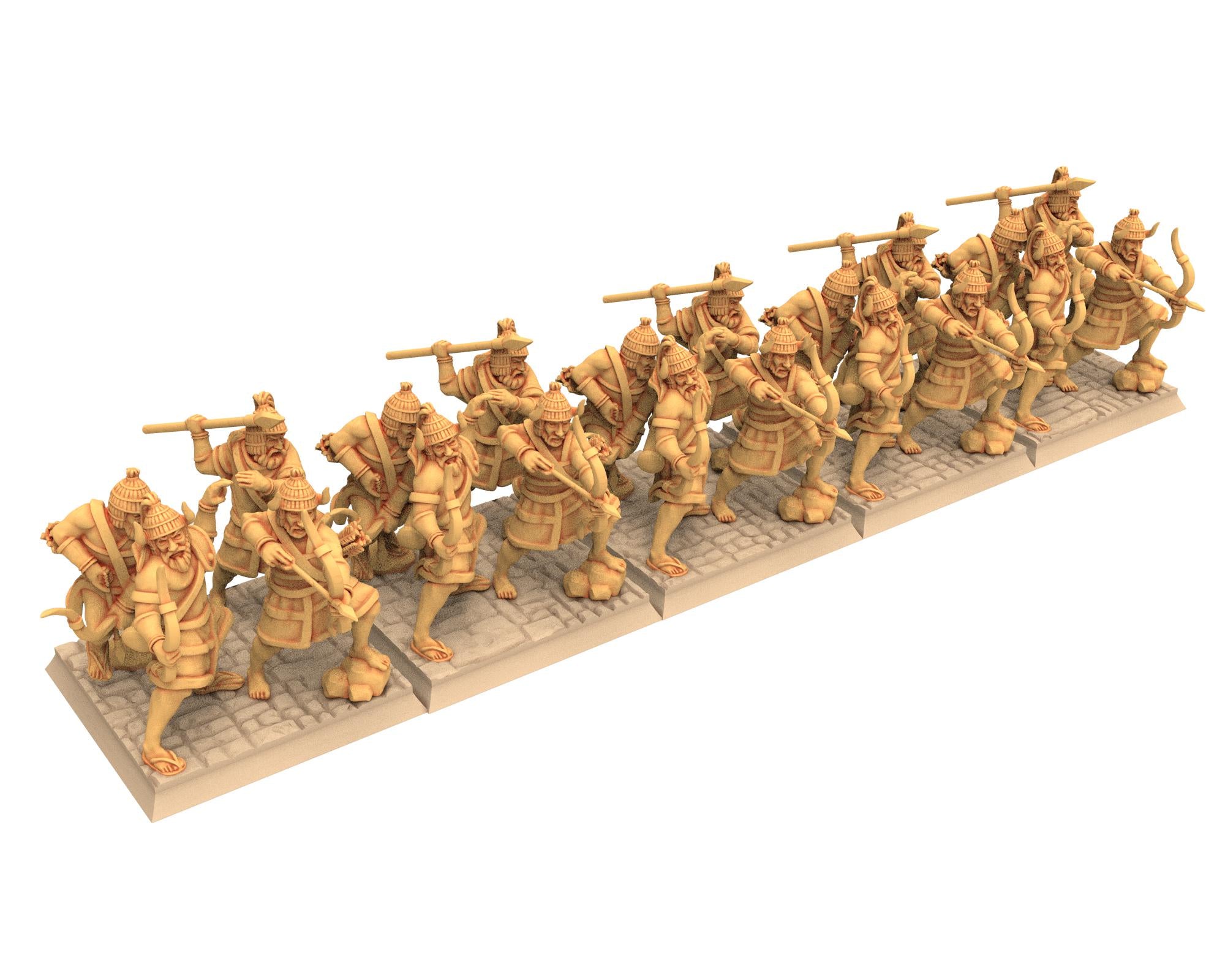 Biblical times - Sea people - Army Starter Bundle - 28mm/15mm - Historical Wargame, Hail Caesar, DBA, DBM, Saga... RedCopper