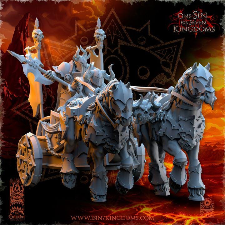 Fantasy Chaos - Deathbringer Chariot - Realms of Mayhem
