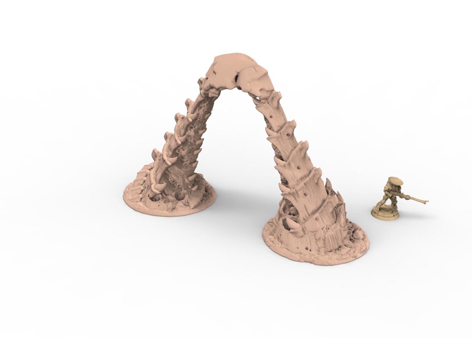 Fukai 71-80 Forest usable for tyranids, warmachine, infinity, scifi wargame...