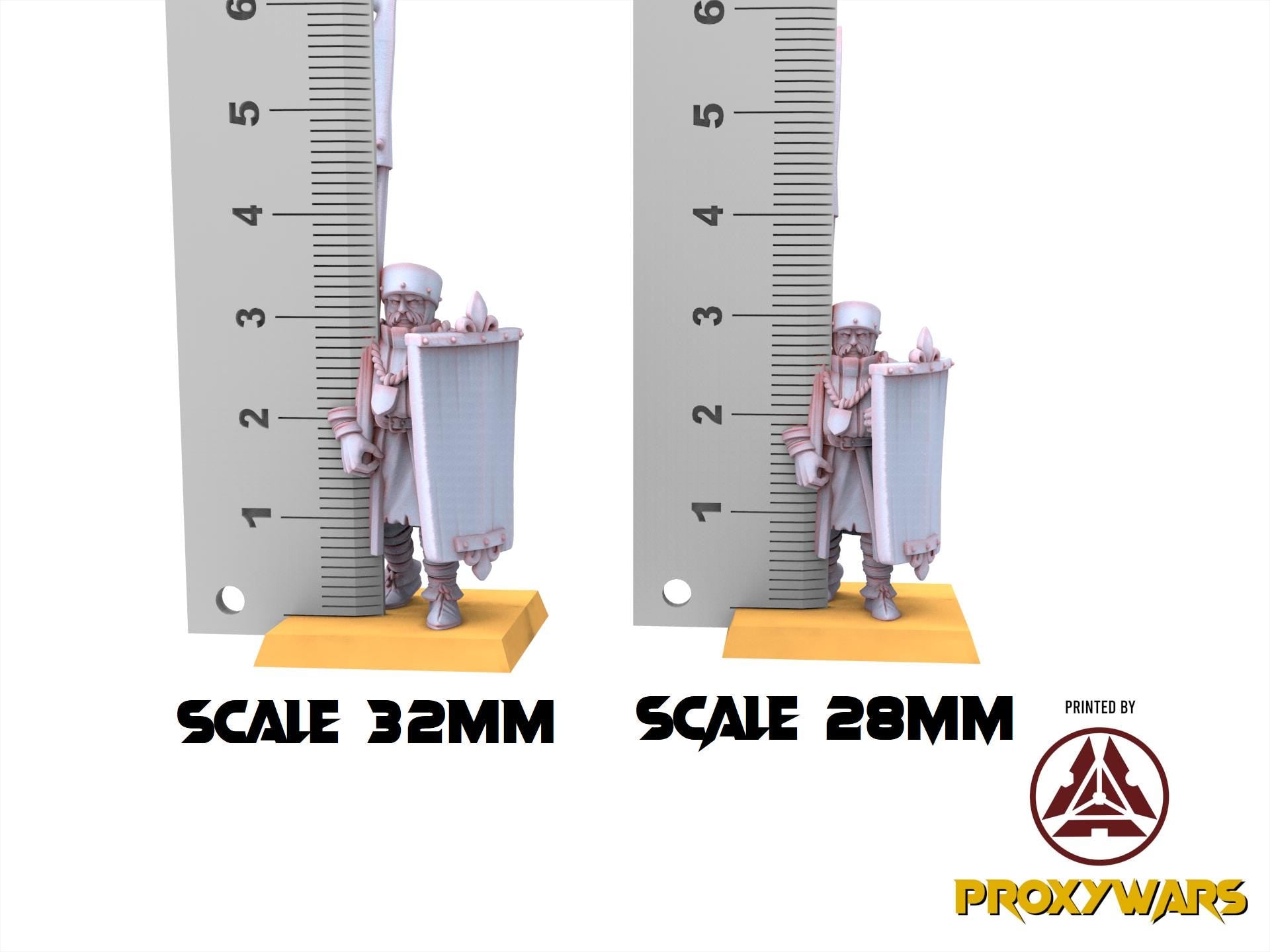 Arthurian Knights - Gallia Squire Holding a Horse, for Oldhammer, king of wars, 9th age, Highlands Miniatures