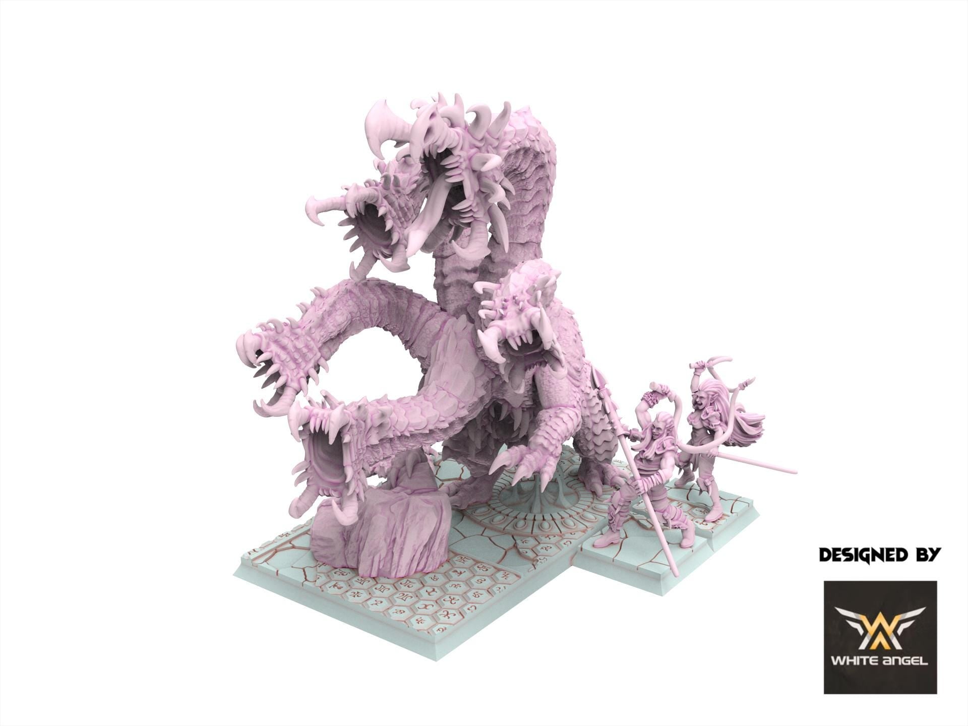 Dark Elves - Dark Sea Monster, usable for 9th Age, Fantasy Battle, Oldhammer, King of war, 28mm 32mm