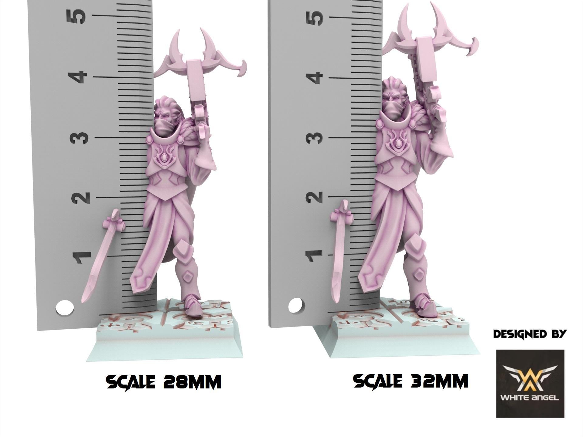 Dark Elves - Dark Mother Rider, usable for 9th Age, Fantasy Battle, Oldhammer, King of war, 28mm 32mm