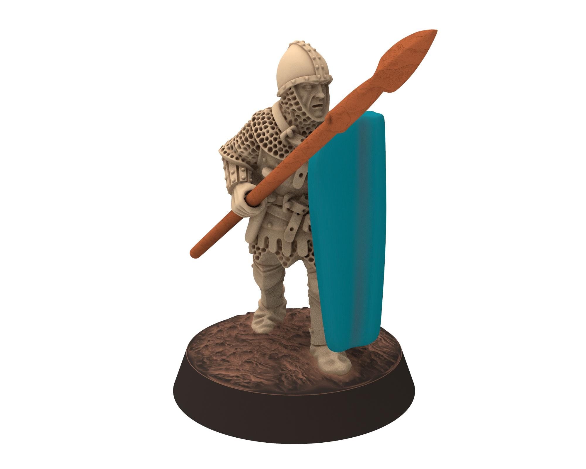 Medieval - France - French Men-at-arms part 2, Spearmen, Medieval soldiers 100 Years War, 28mm Historical Wargame... Medbury miniatures