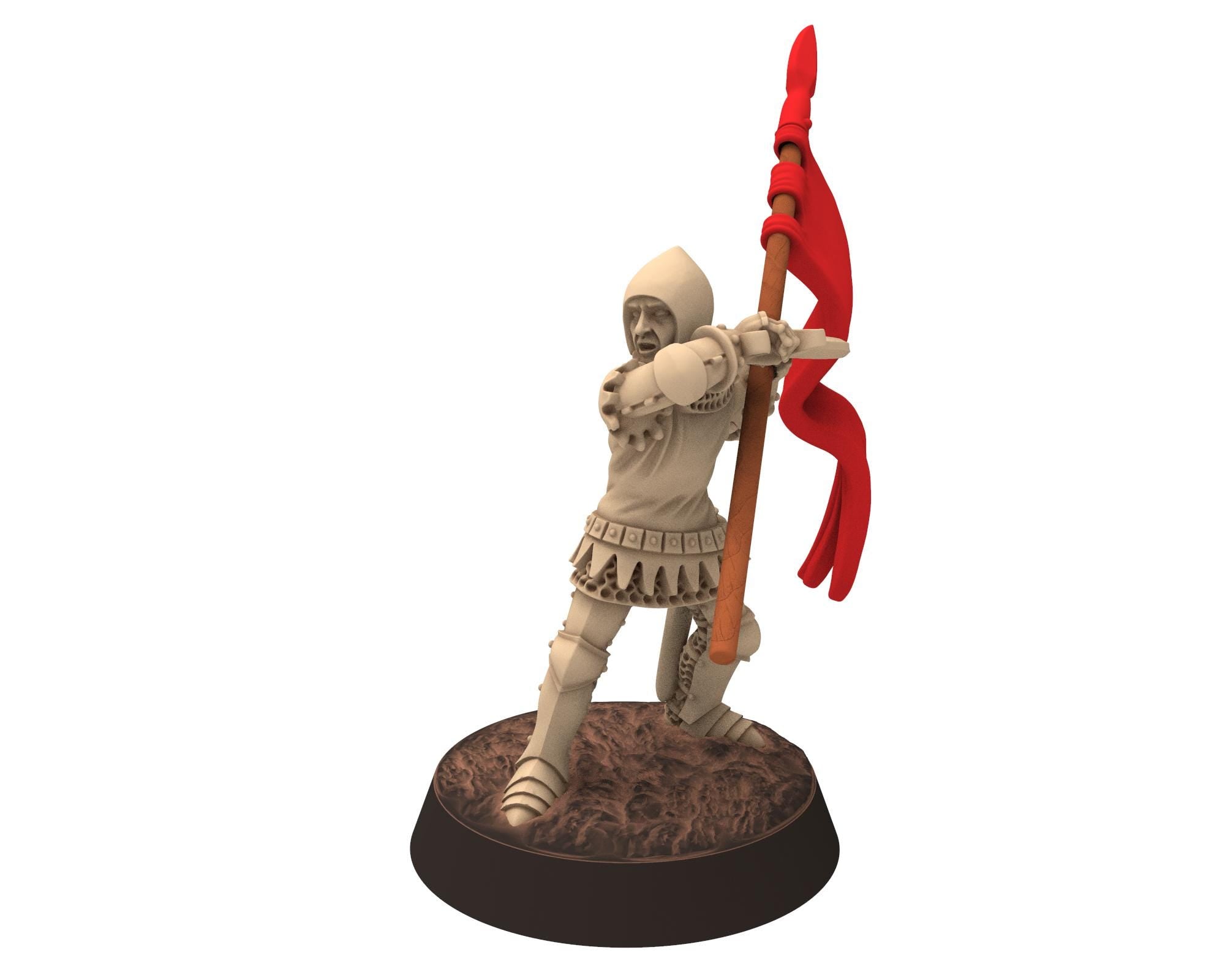 Medieval - France - Geoffroi de Charny, Knight of the 14th century Medieval, 28mm Historical Wargame, Saga... Medbury miniatures