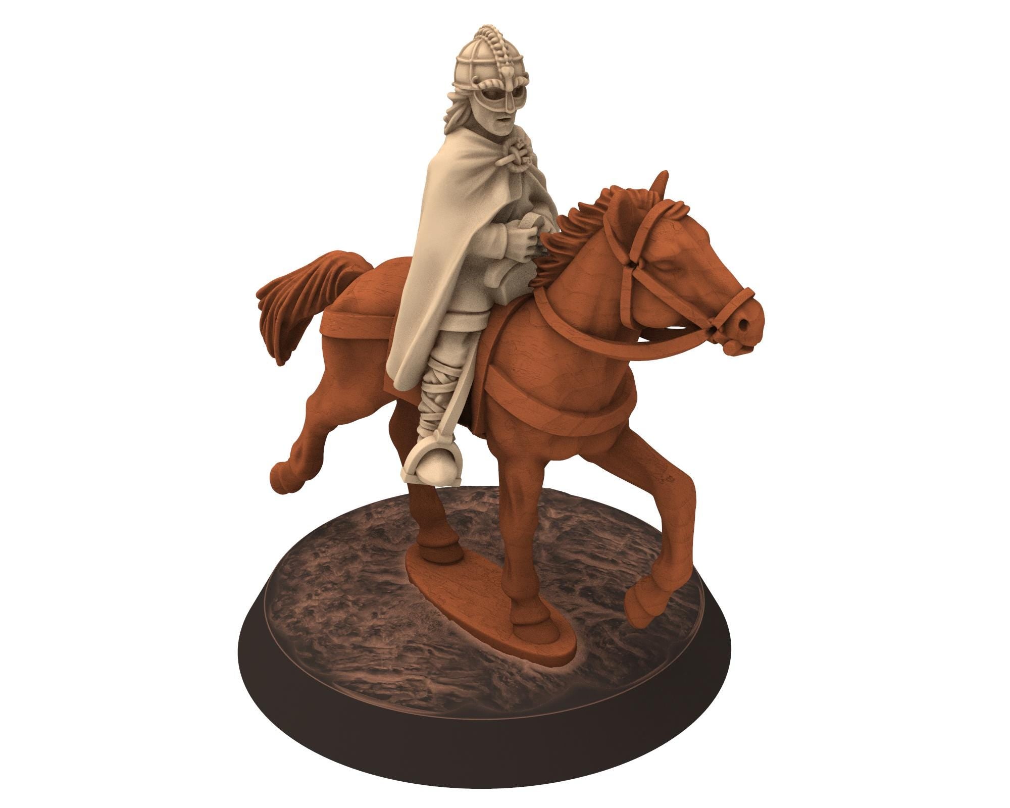 Vendel Era - Thanes Attendent Messenger, Jutish Tribe Warband, 7 century, miniatures 28mm for wargame Historical... Medbury miniature