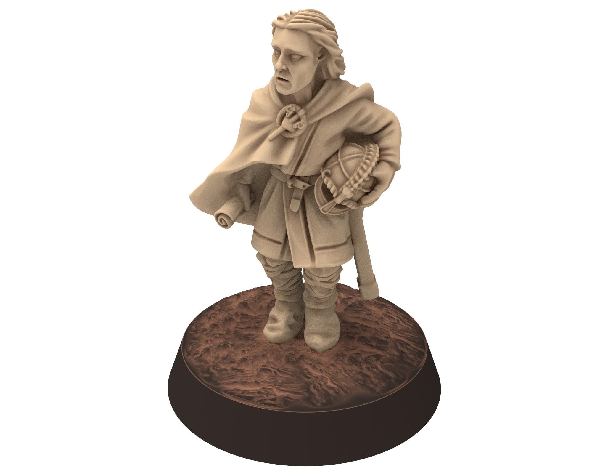 Vendel Era - Thanes Attendent Messenger, Jutish Tribe Warband, 7 century, miniatures 28mm for wargame Historical... Medbury miniature