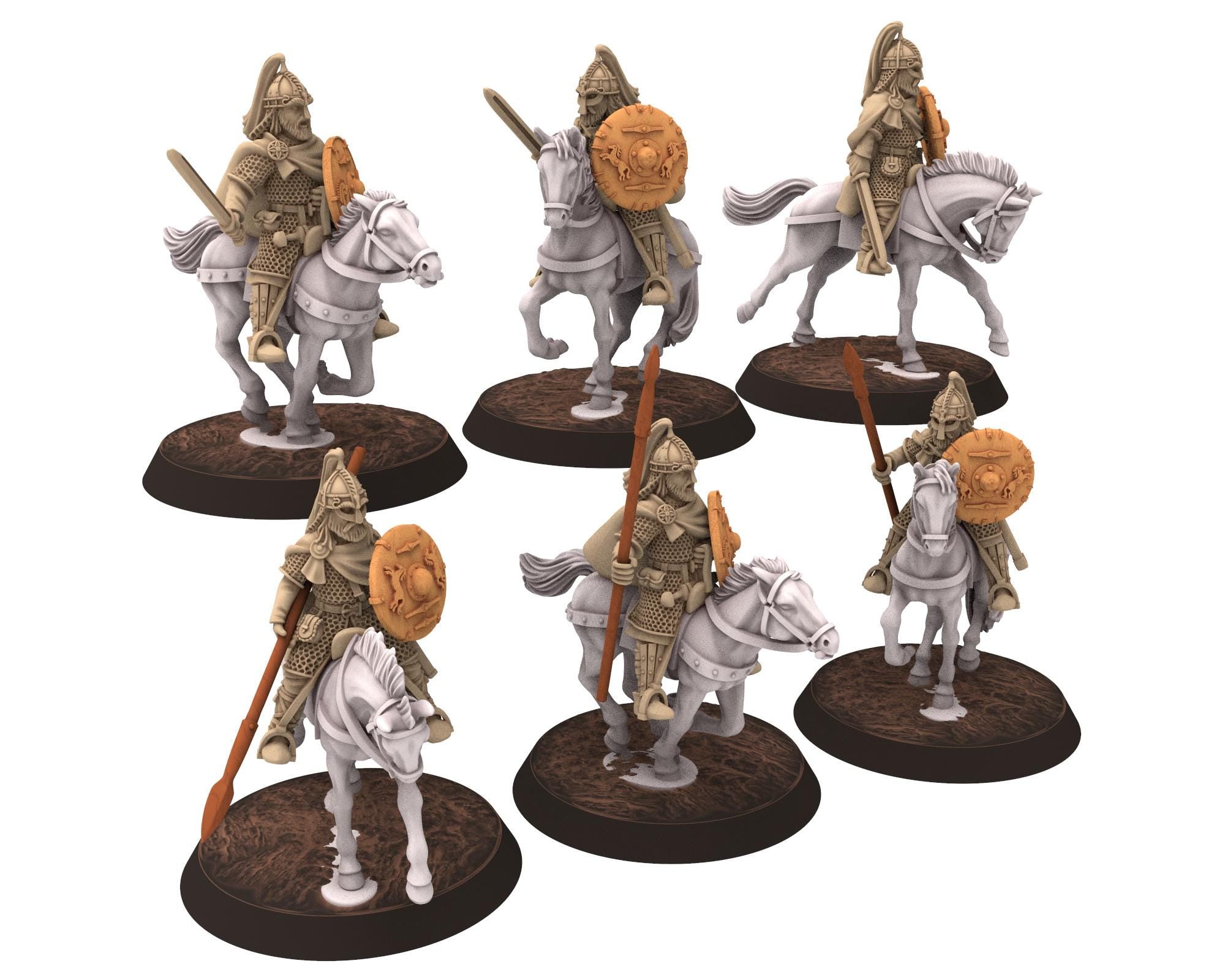 Vendel Era - Thanes Leader V1, Germanic Jutish Tribe Warband, 6-8th century, miniatures 28mm wargame Historical... Medbury miniature