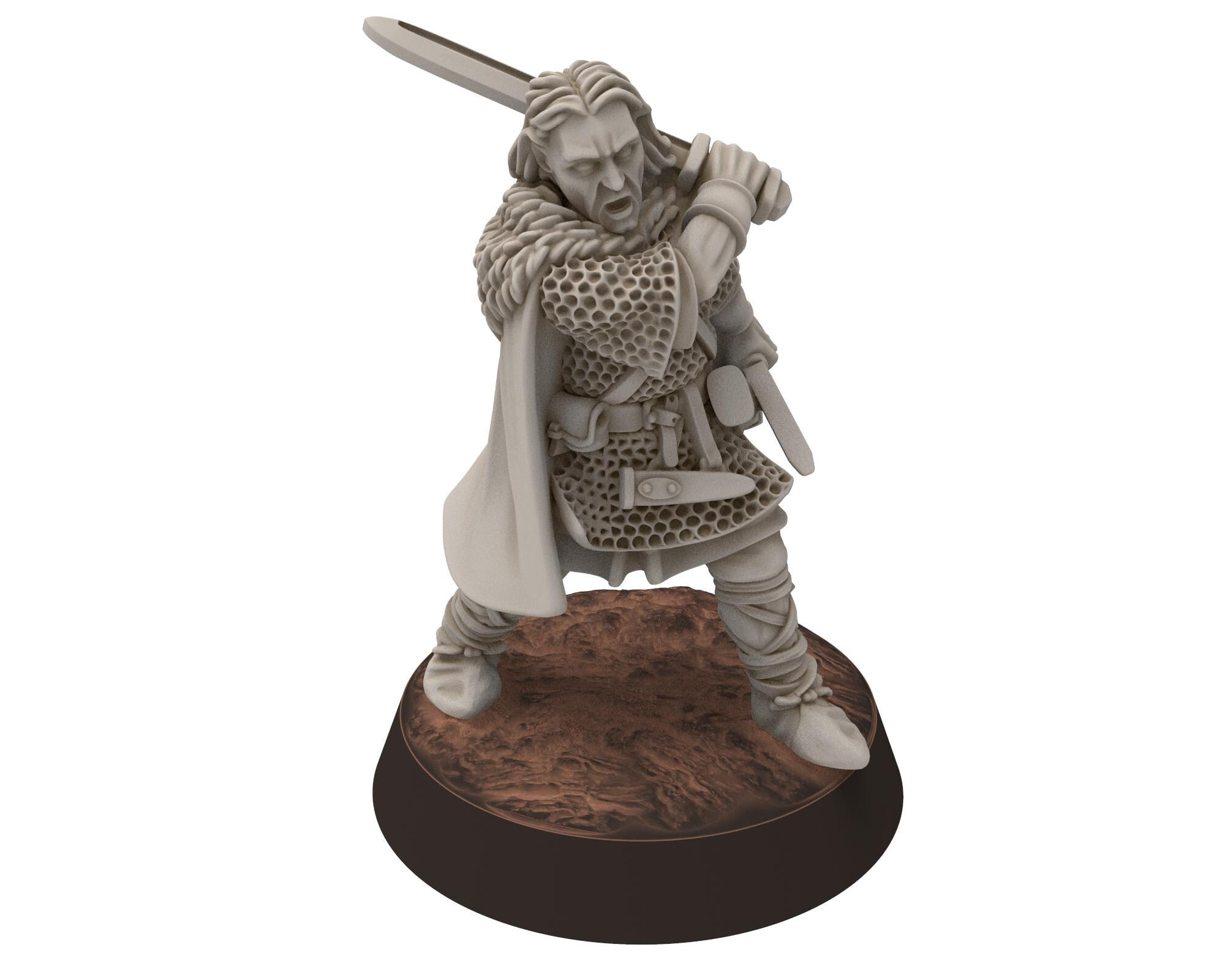 Rohan - Eadric Heir of Storrhold, Knight of Rohan, the Horse-lords, rider of the mark, minis for wargame D&D, Lotr... Medbury miniatures