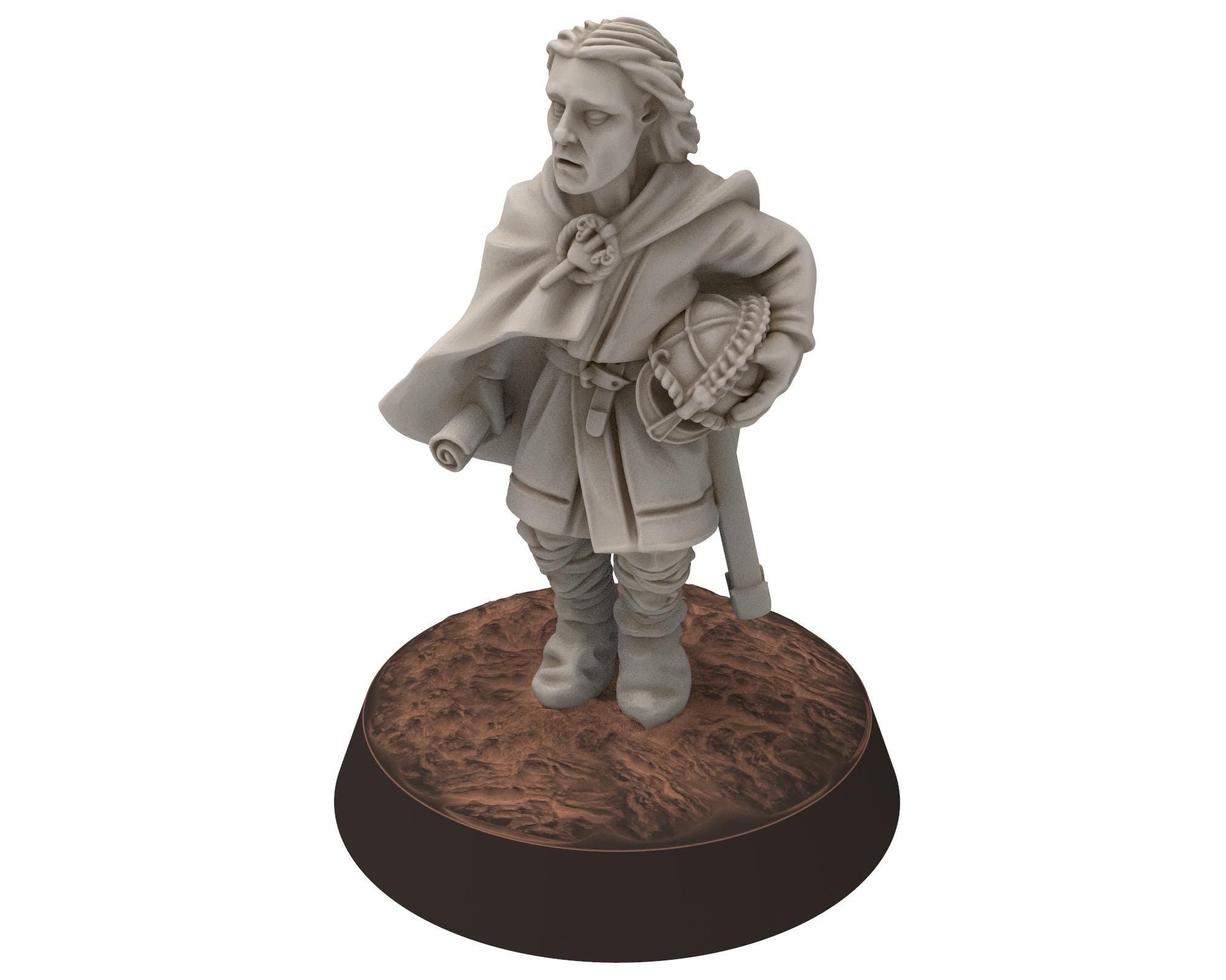 Rohan - Elfwald Messenger, Knight of Rohan, the Horse-lords, rider of the mark, minis for wargame D&D, Lotr... Medbury miniatures