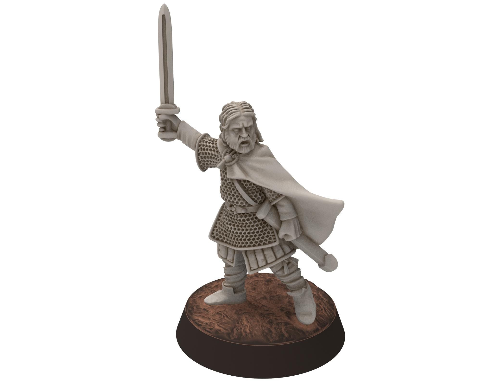 Rohan - Captain V2 on foot, Knight of Rohan, the Horse-lords of the ma