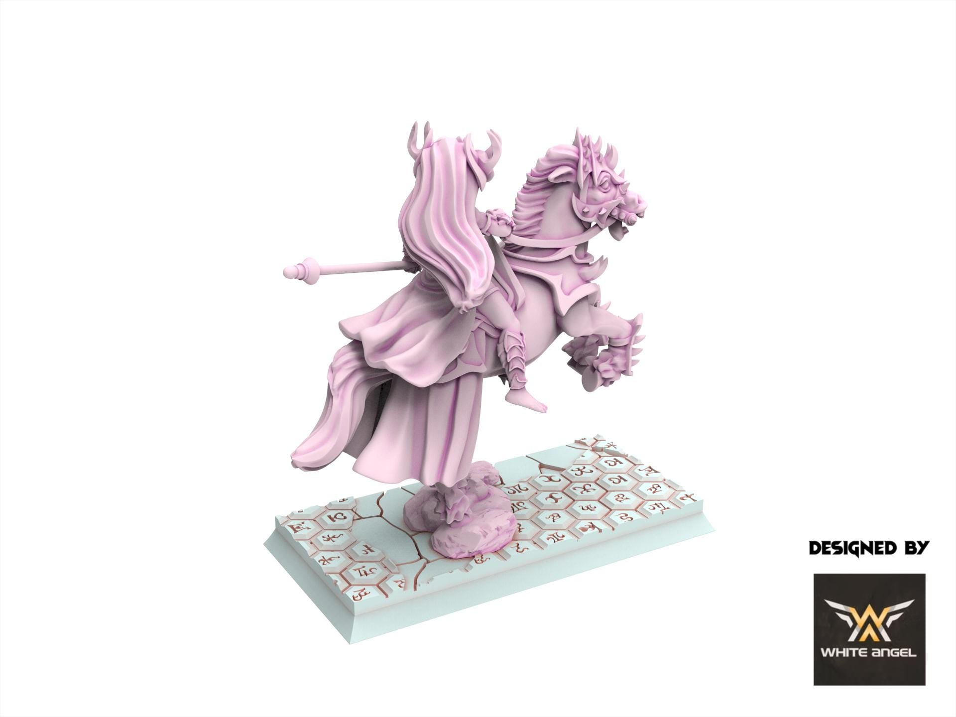 Dark Elves - Dark Mother Rider, usable for 9th Age, Fantasy Battle, Oldhammer, King of war, 28mm 32mm