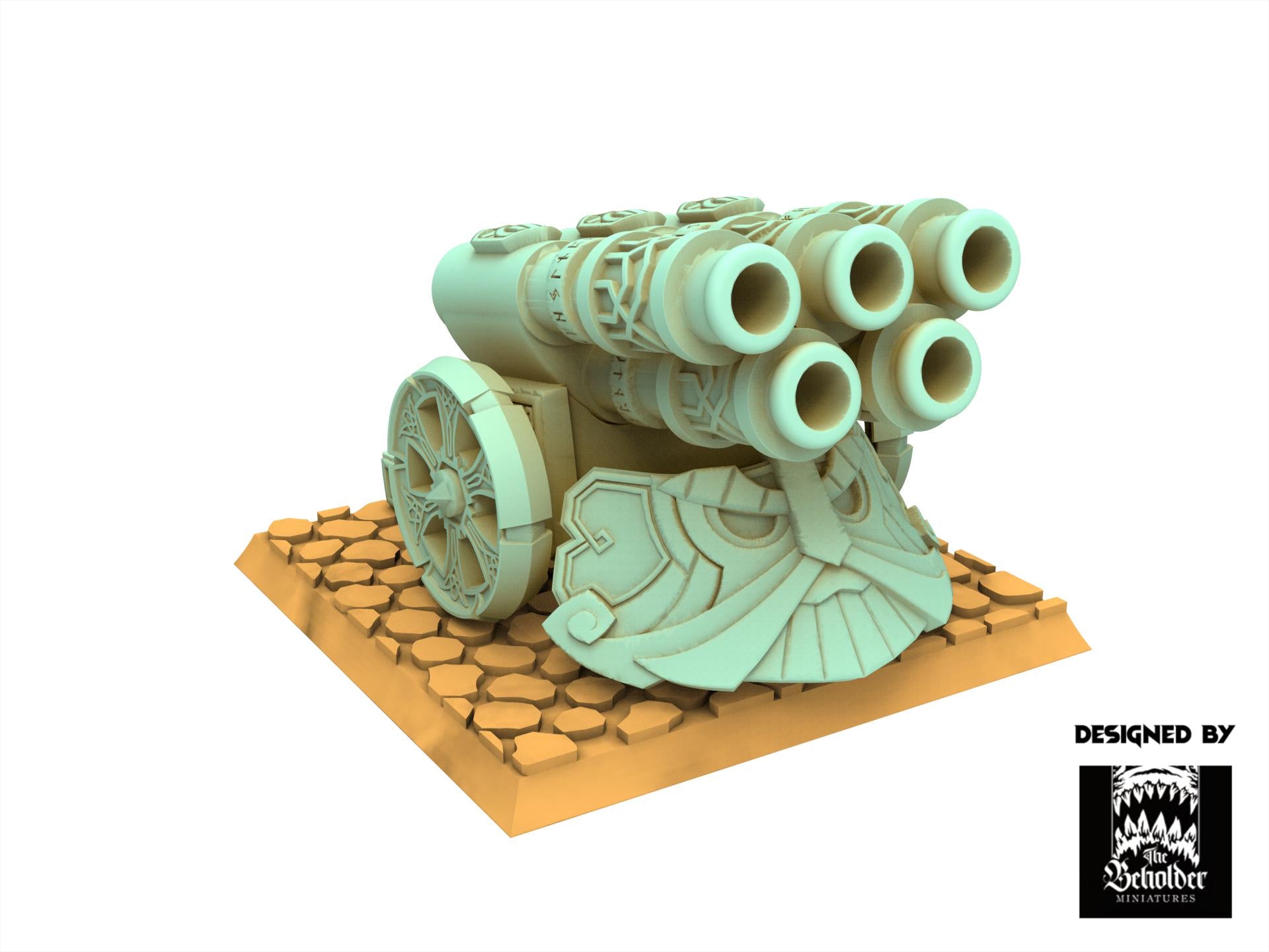 Dwarves - Volcano Battery, Dwarven Kingdoms, Keeper of the Deep Mountains