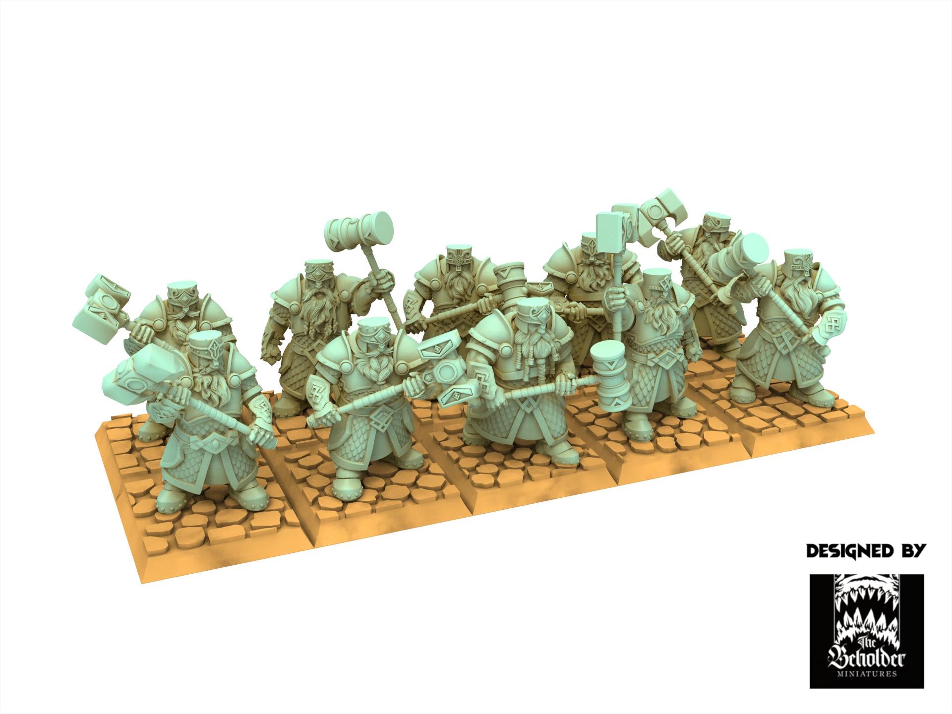 Dwarves - Hammer Brotherhood Warriors, Dwarven Kingdoms, Keeper of the Deep Mountains