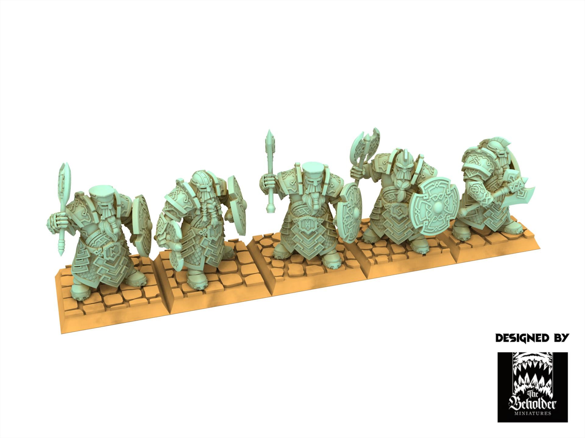 Dwarves - Ironheads Warriors, Dwarven Kingdoms, Keeper of the Deep Mountains