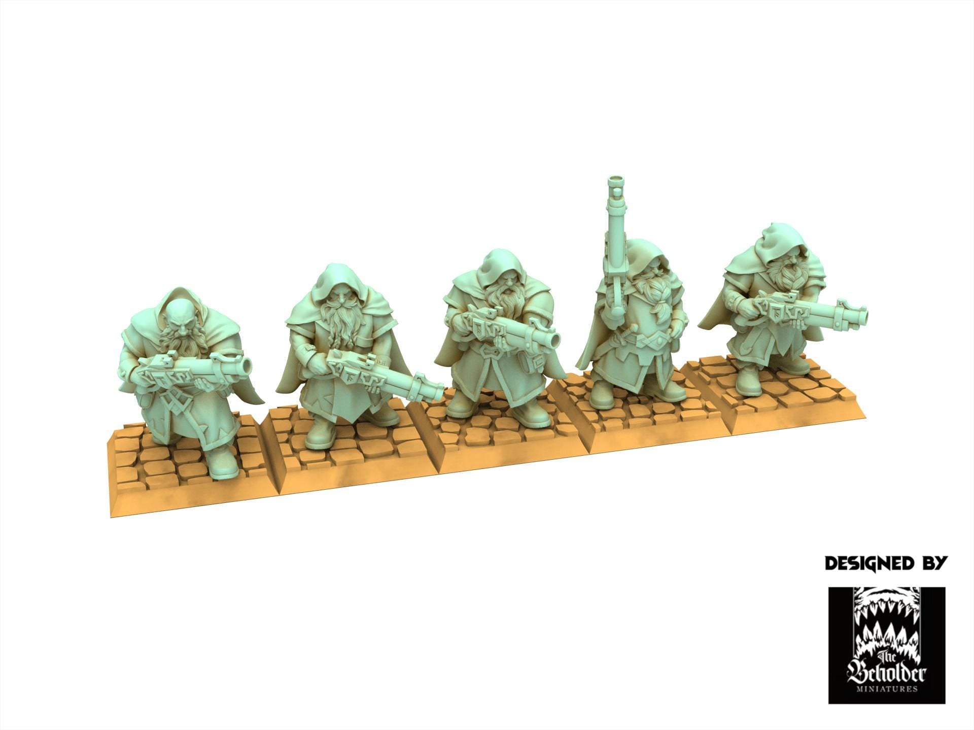 Dwarves - Sharpshooters with Blunberbuss, Dwarven Kingdoms, Keeper of the Deep Mountains