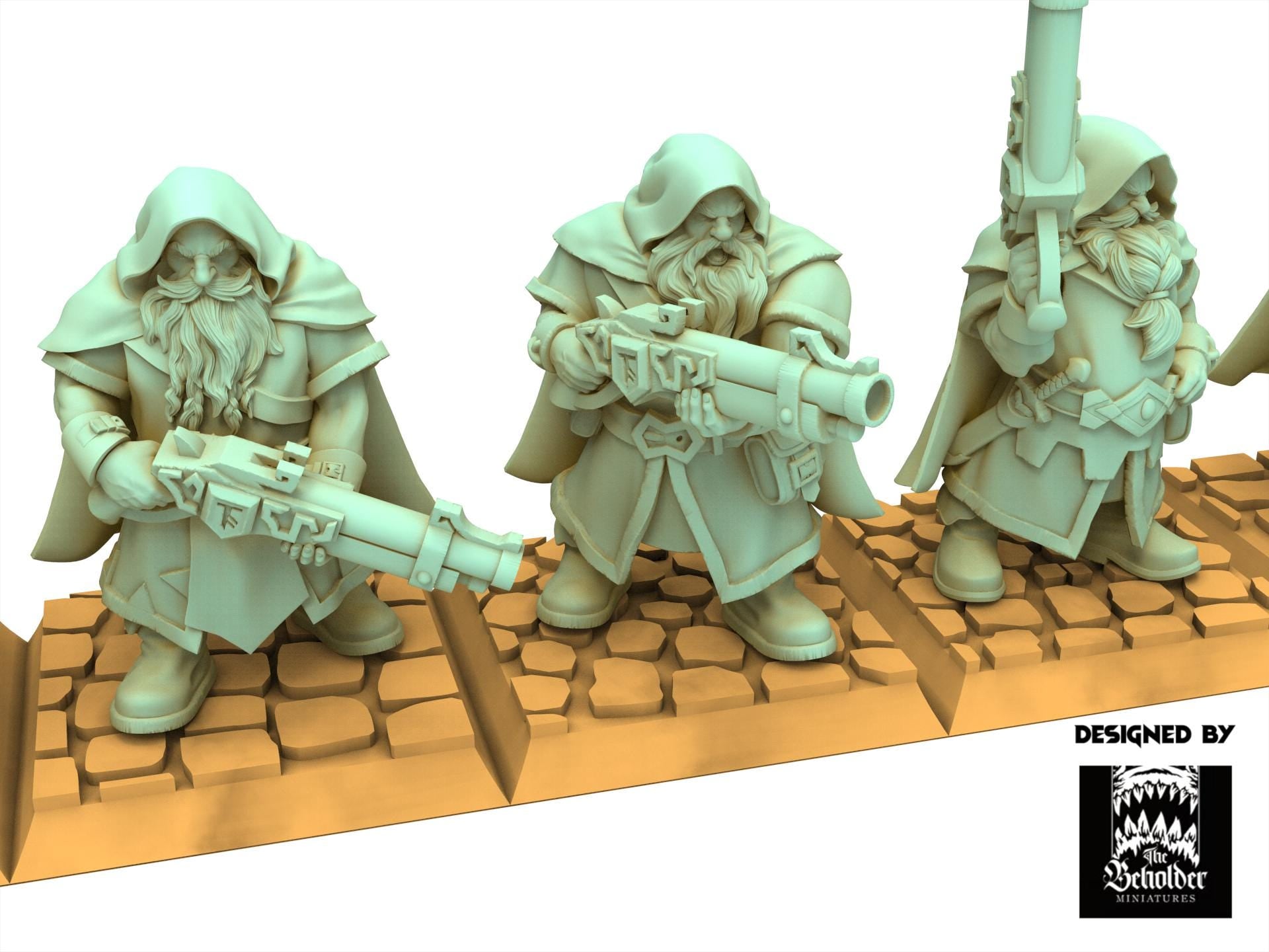 Dwarves - Sharpshooters with Blunberbuss, Dwarven Kingdoms, Keeper of the Deep Mountains