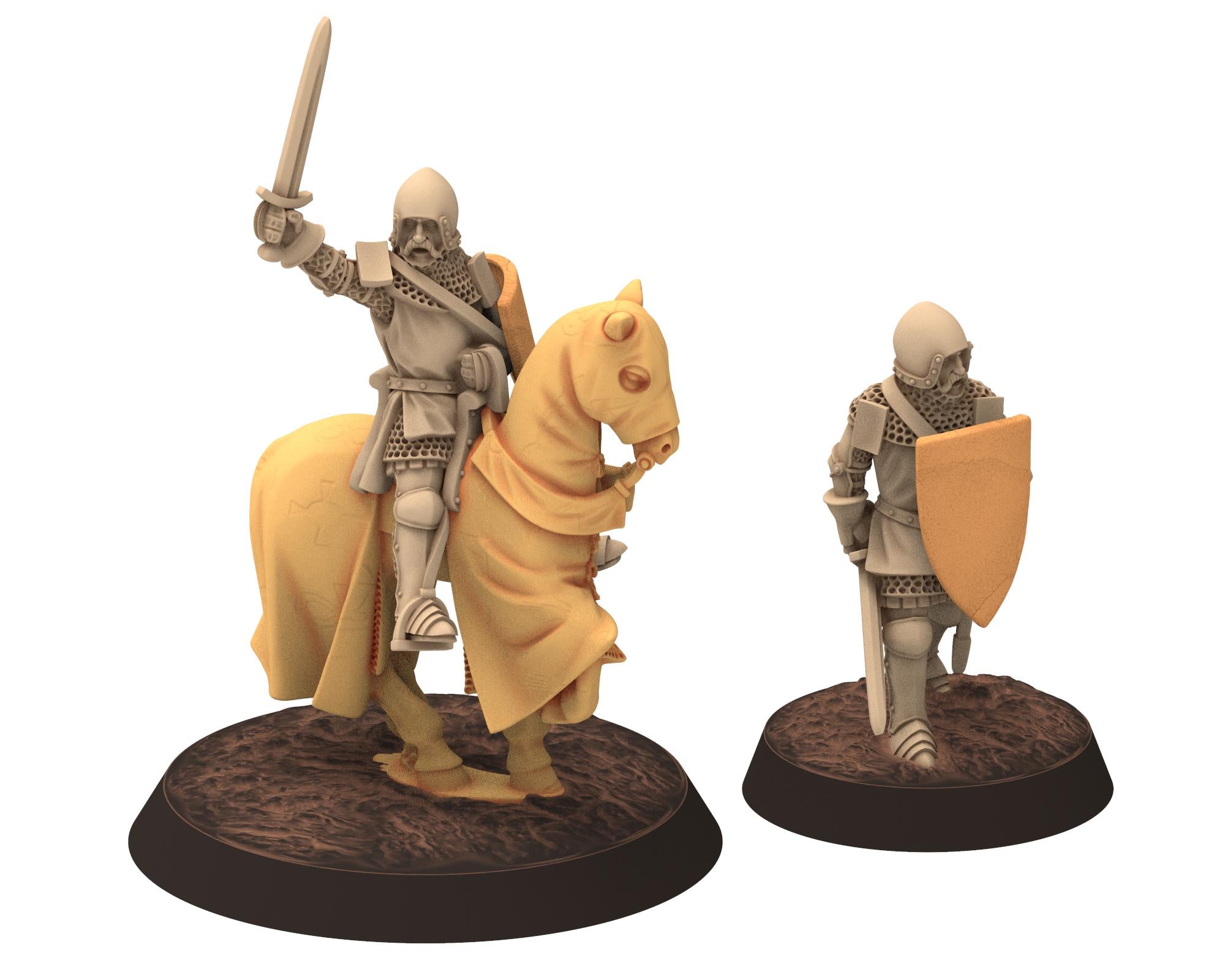Medieval - Scotland - King David II – The Exiled Warrior King - 14th Medieval, 28mm Historical Wargame, Saga... Medbury miniatures