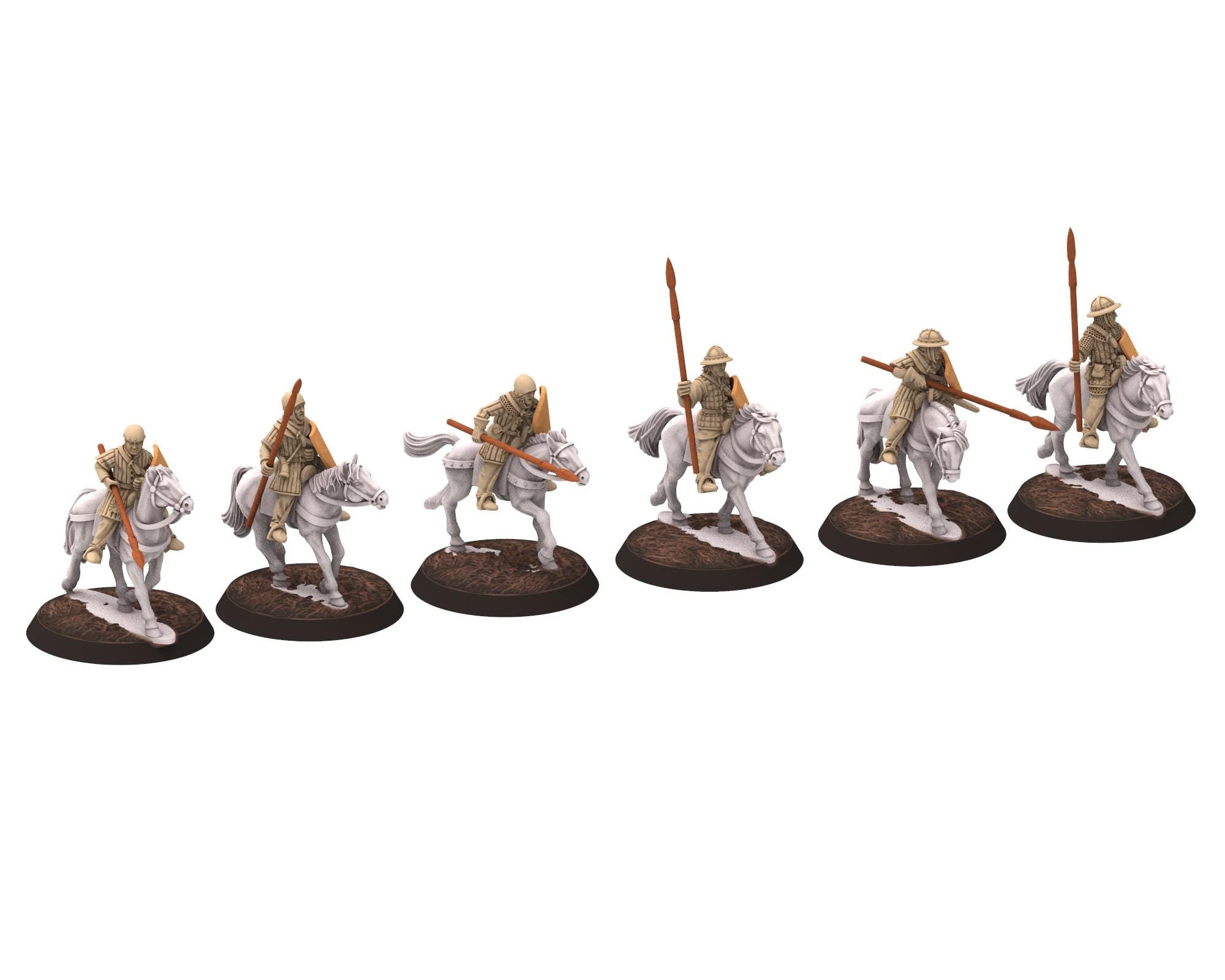 Medieval - Scotland - Hobilars – The Swift Cavalry with spears, 14th century Medieval, 28mm Historical Wargame, Saga... Medbury miniatures