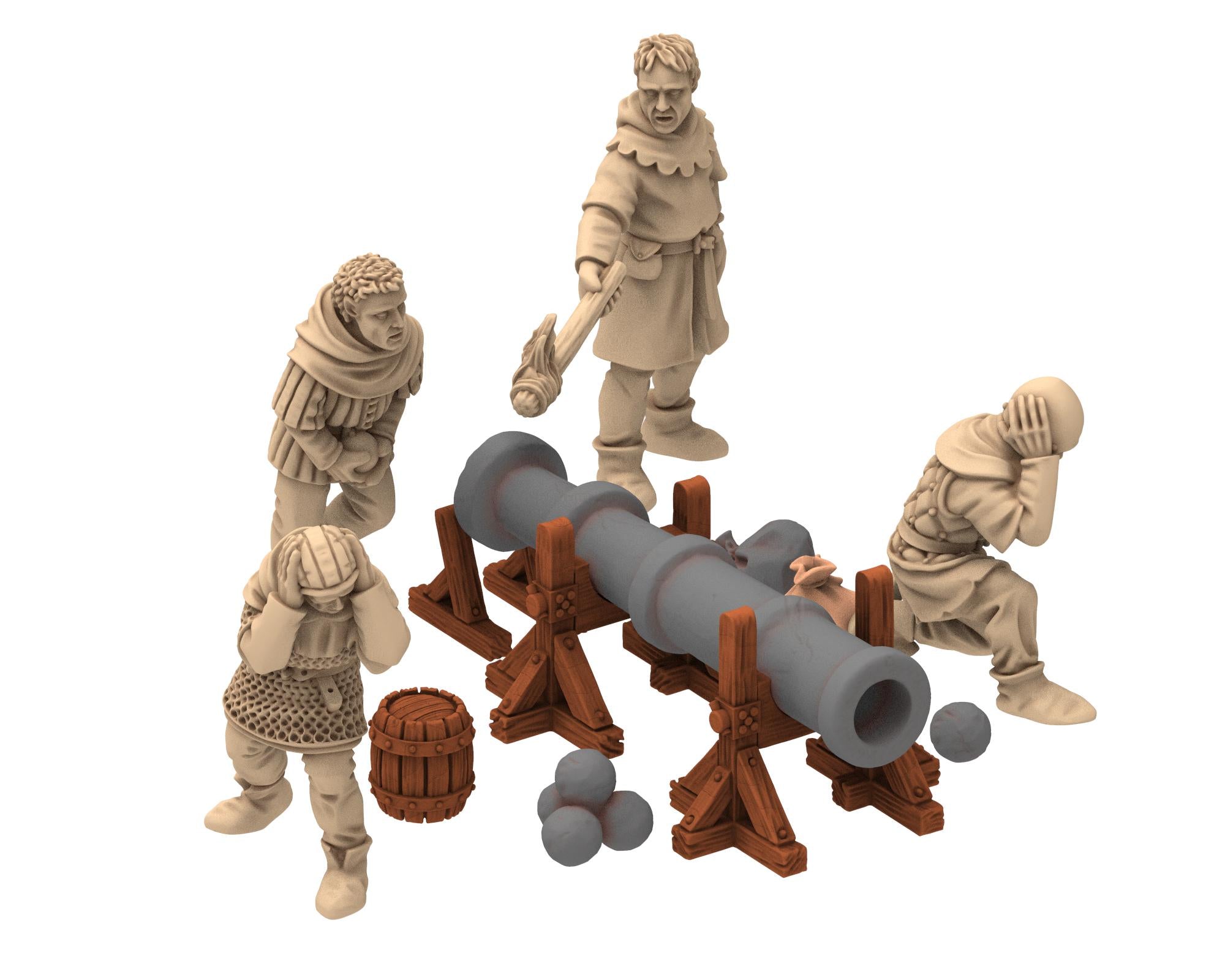 Medieval - Ribauldequin French Artillery of the Hundred Years, 100 Years War, 28mm Historical Wargame, Saga... Medbury miniatures