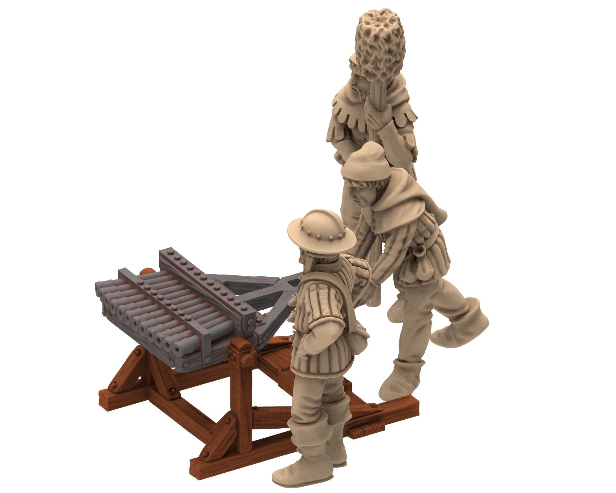 Medieval - Bombard French Artillery of the Hundred Years, 100 Years War, 28mm Historical Wargame, Saga... Medbury miniatures