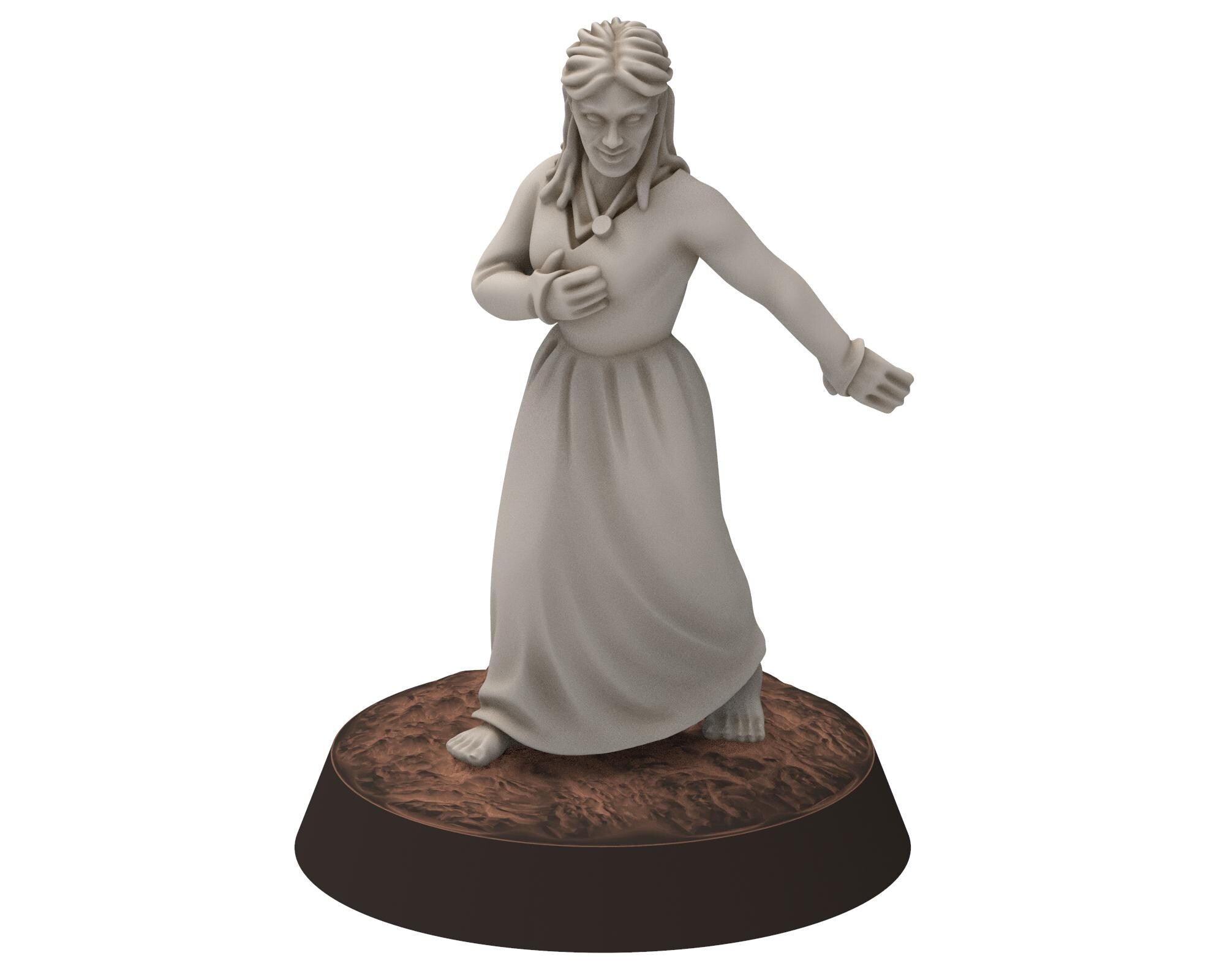 Gandor - Citadel Swan Knight Lord, Lohengrin and Elsa, Defender of the city wall, miniature for wargame D&D, Lotr... Medbury miniatures