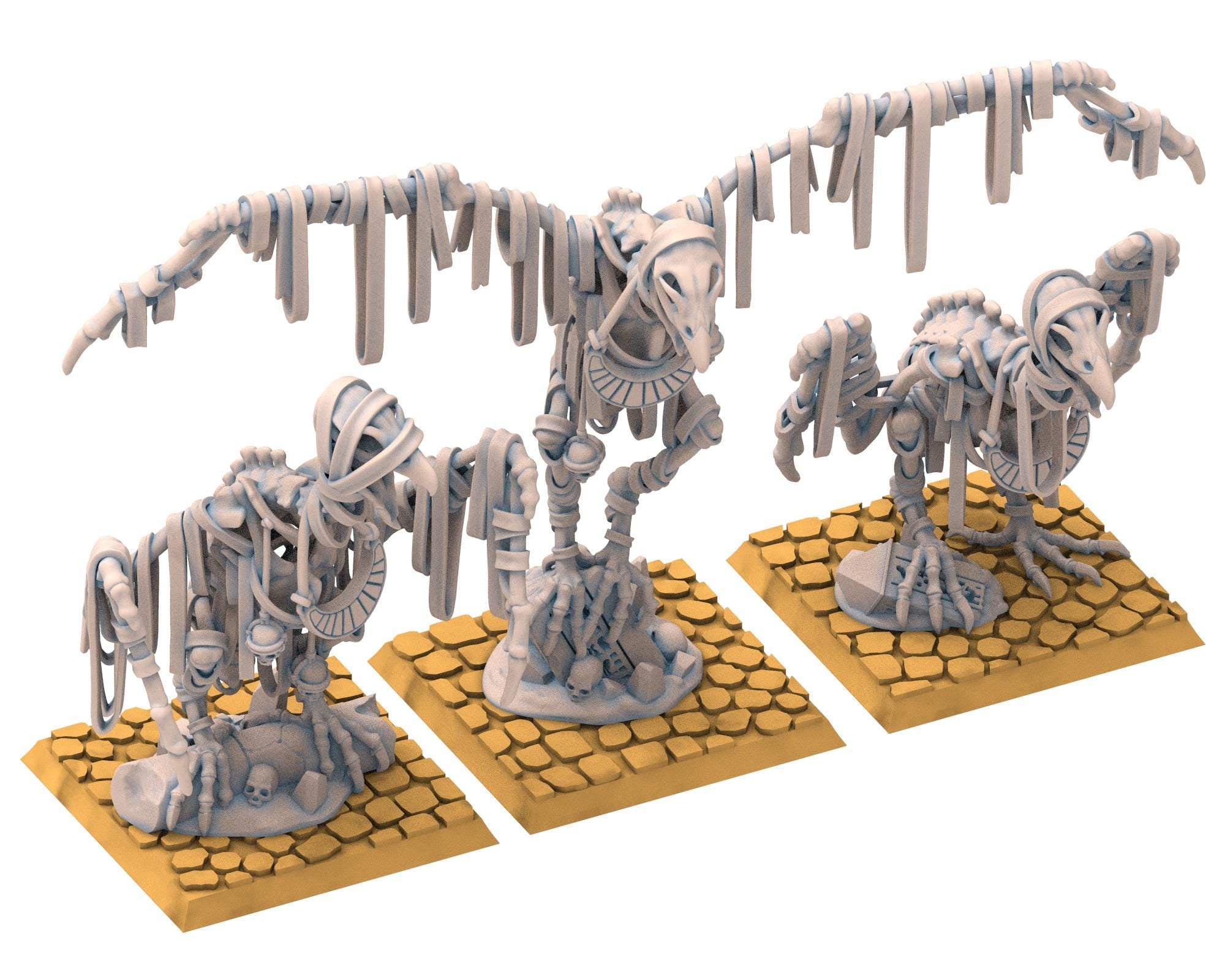 Eternal Dynasties - Sand Vultures, Geant birds, The Ancient Skeletons, Fantasy Battle, Oldhammer, King of war, D&D