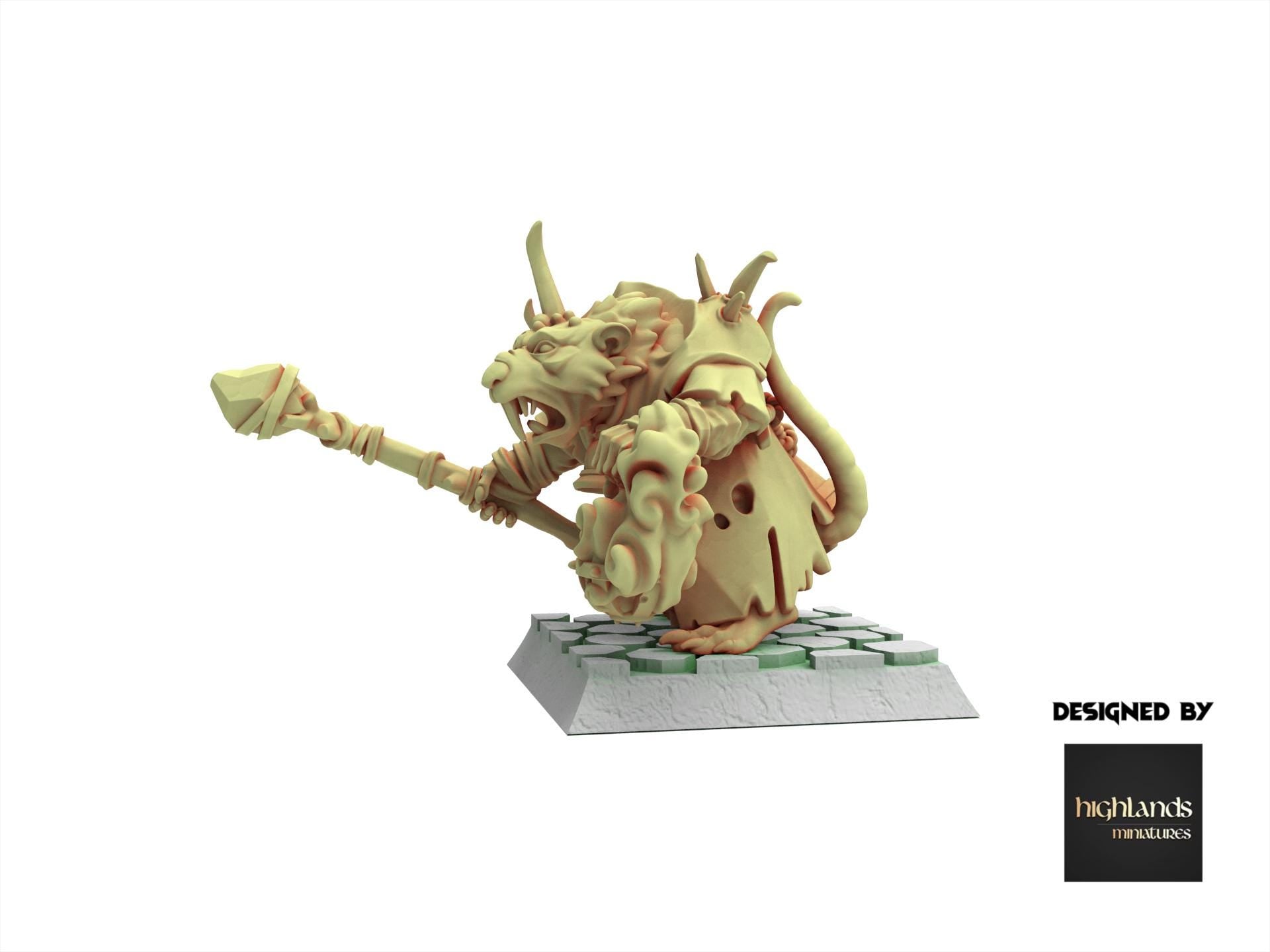 Rattigan - Vermin Pastor, giant rat of the dirty deep, highland, plague spreader