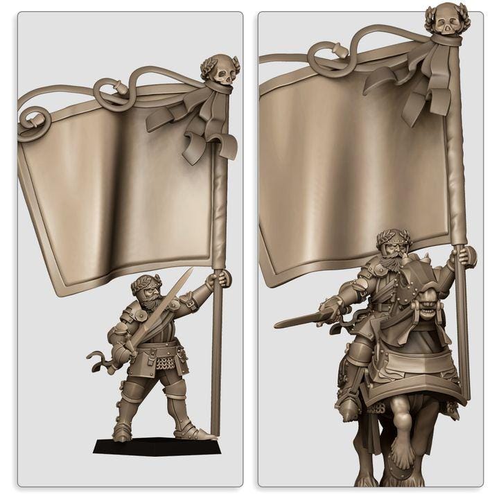 Imperial Fantasy - General on Foot & on Horse