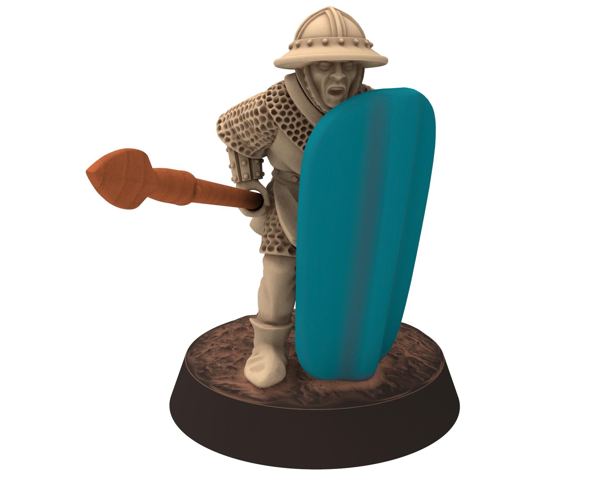 Medieval - France - French Men-at-arms part 2, Spearmen, Medieval soldiers 100 Years War, 28mm Historical Wargame... Medbury miniatures