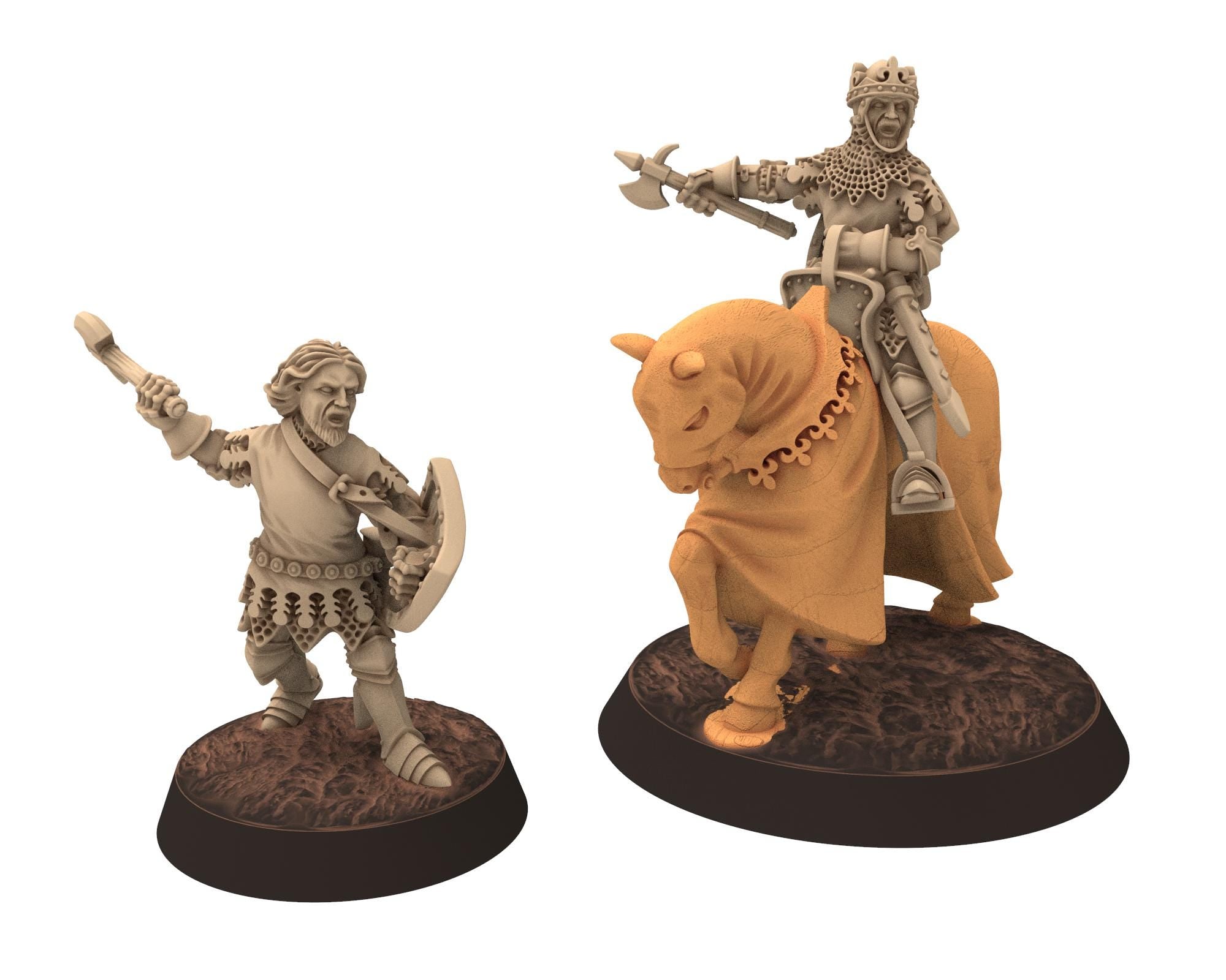 Medieval - France - Jean II "Le Bon" – The Chivalrous King of France of the 14th Medieval, 28mm Historical Wargame... Medbury miniatures