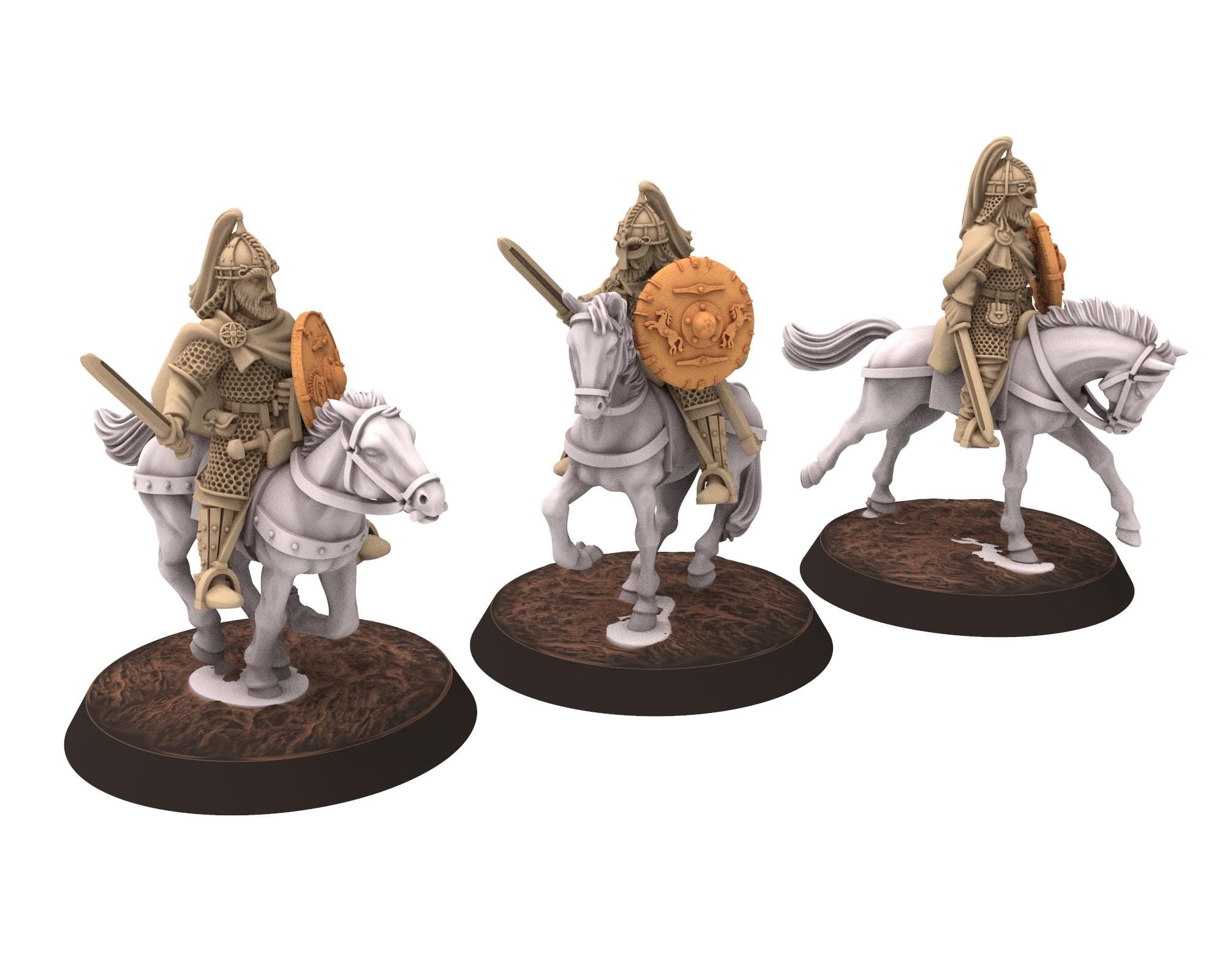 Vendel Era - Thanes Leader V2, Germanic Jutish Tribe Warband, 6-8th century, miniatures 28mm wargame Historical... Medbury miniature